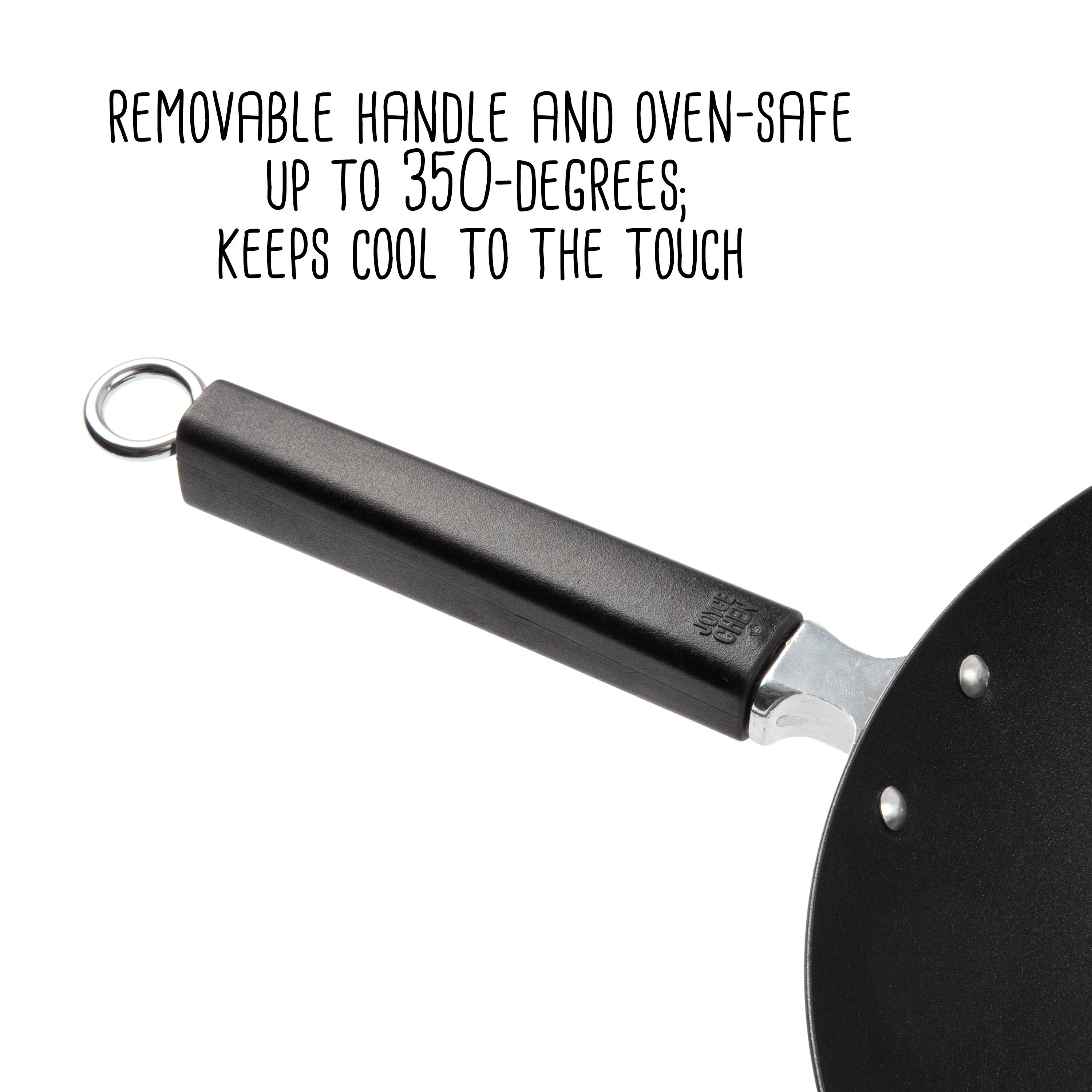 Honey Can Do 14'' Joyce Chen Professional Series Carbon Steel Excalibur Wok with Phenolic excalibur wok