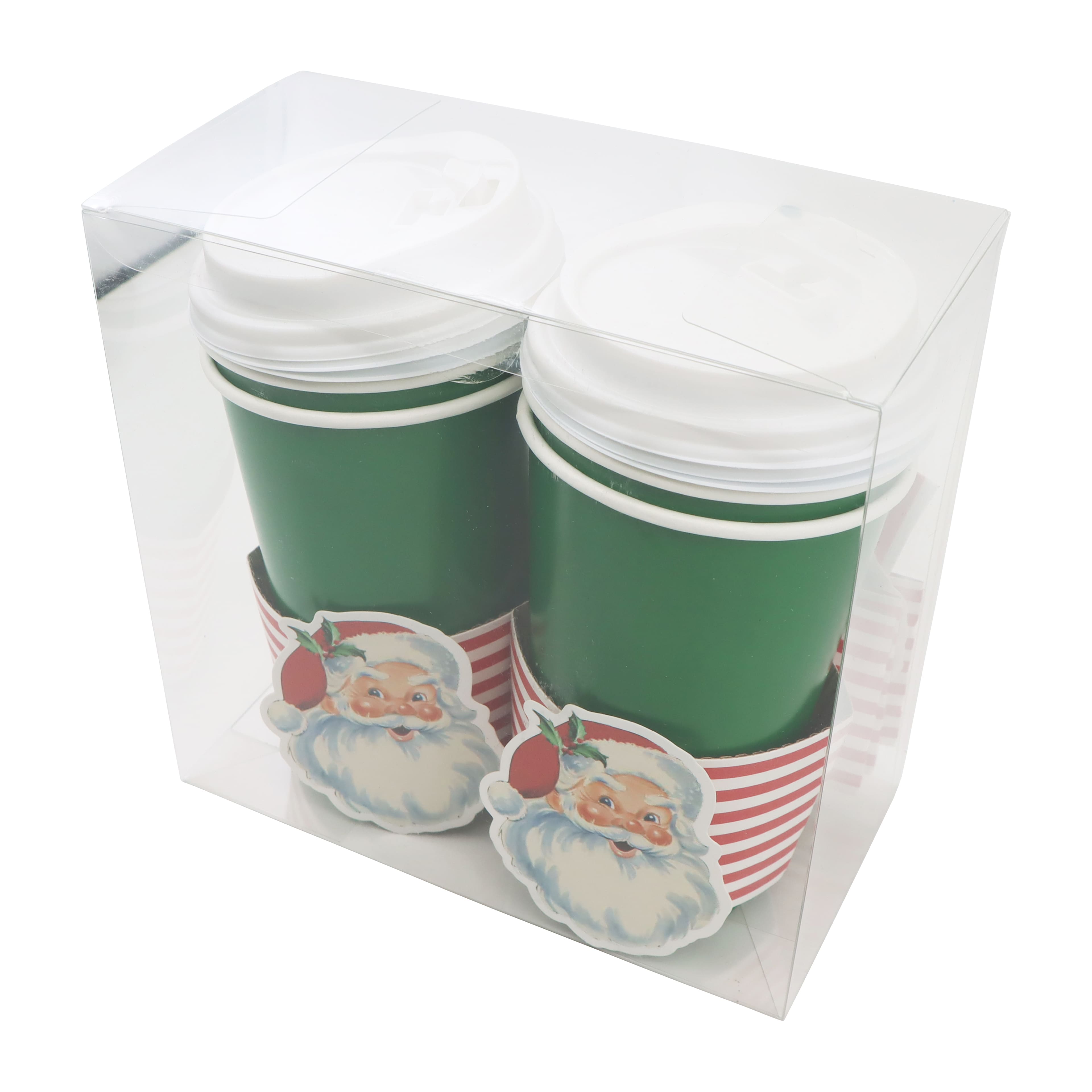 16oz. Santa Paper Cup Set by Celebrate It&#x2122;