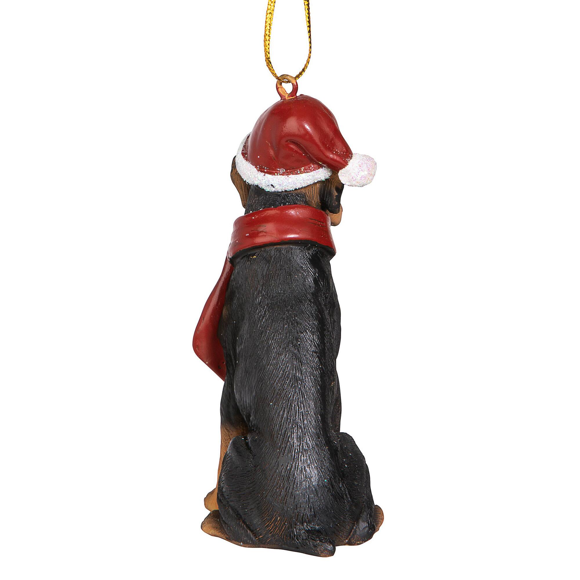 3.5&#x22; Doberman Pinscher Holiday Dog Ornament