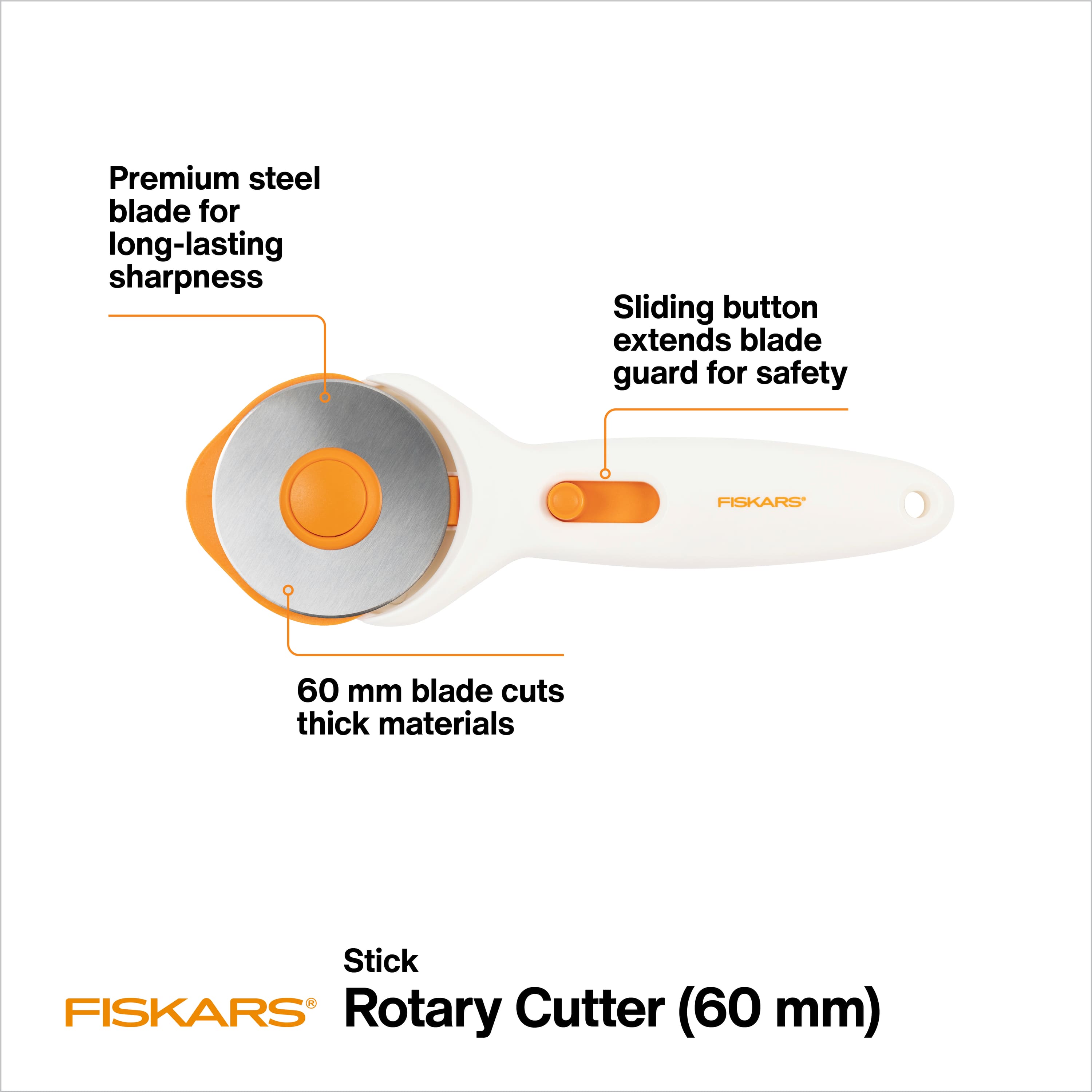 Fiskars® 60mm Stick Rotary Cutter