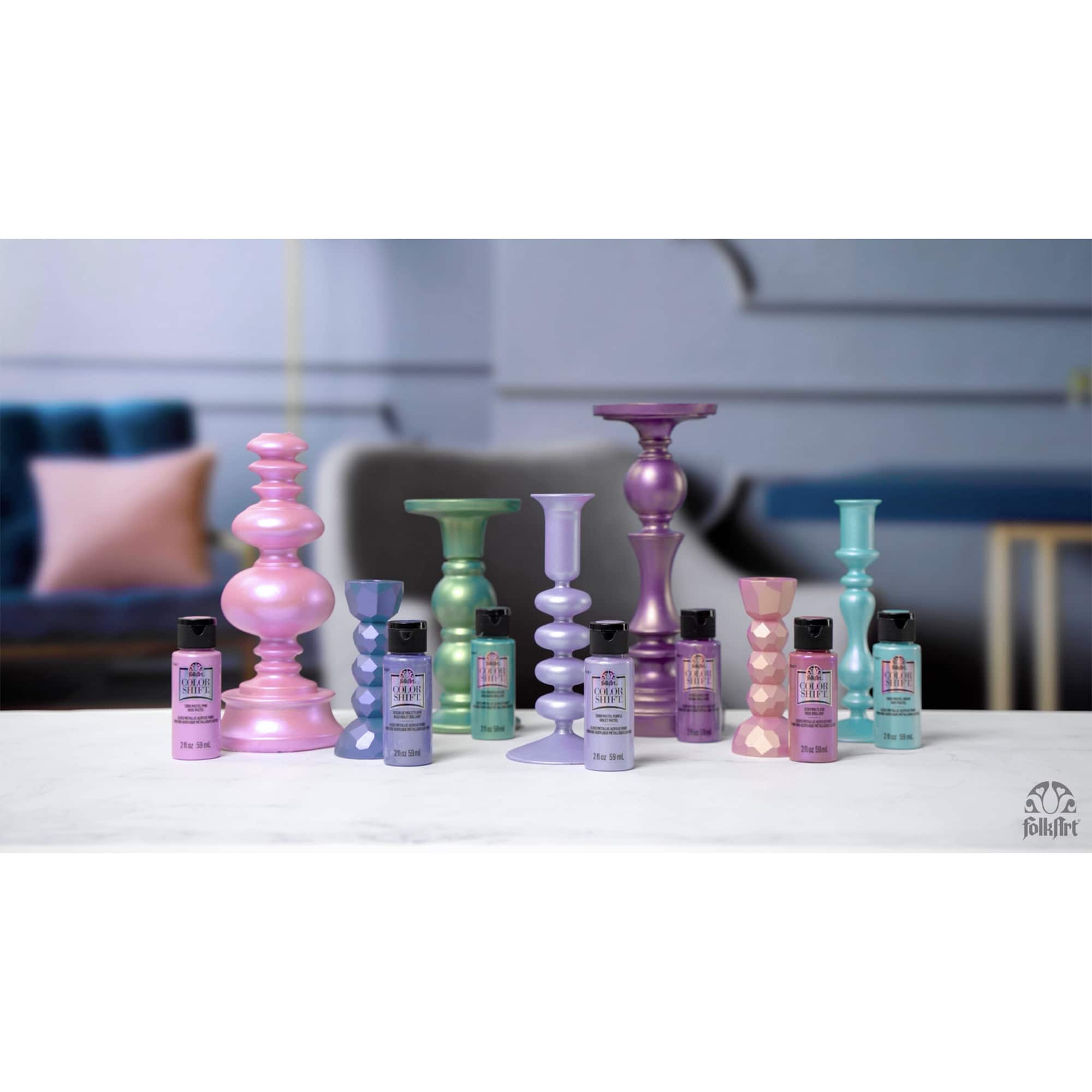 12 Pack: FolkArt® Color Shift™ Gloss Finish Metallic Acrylic Paint