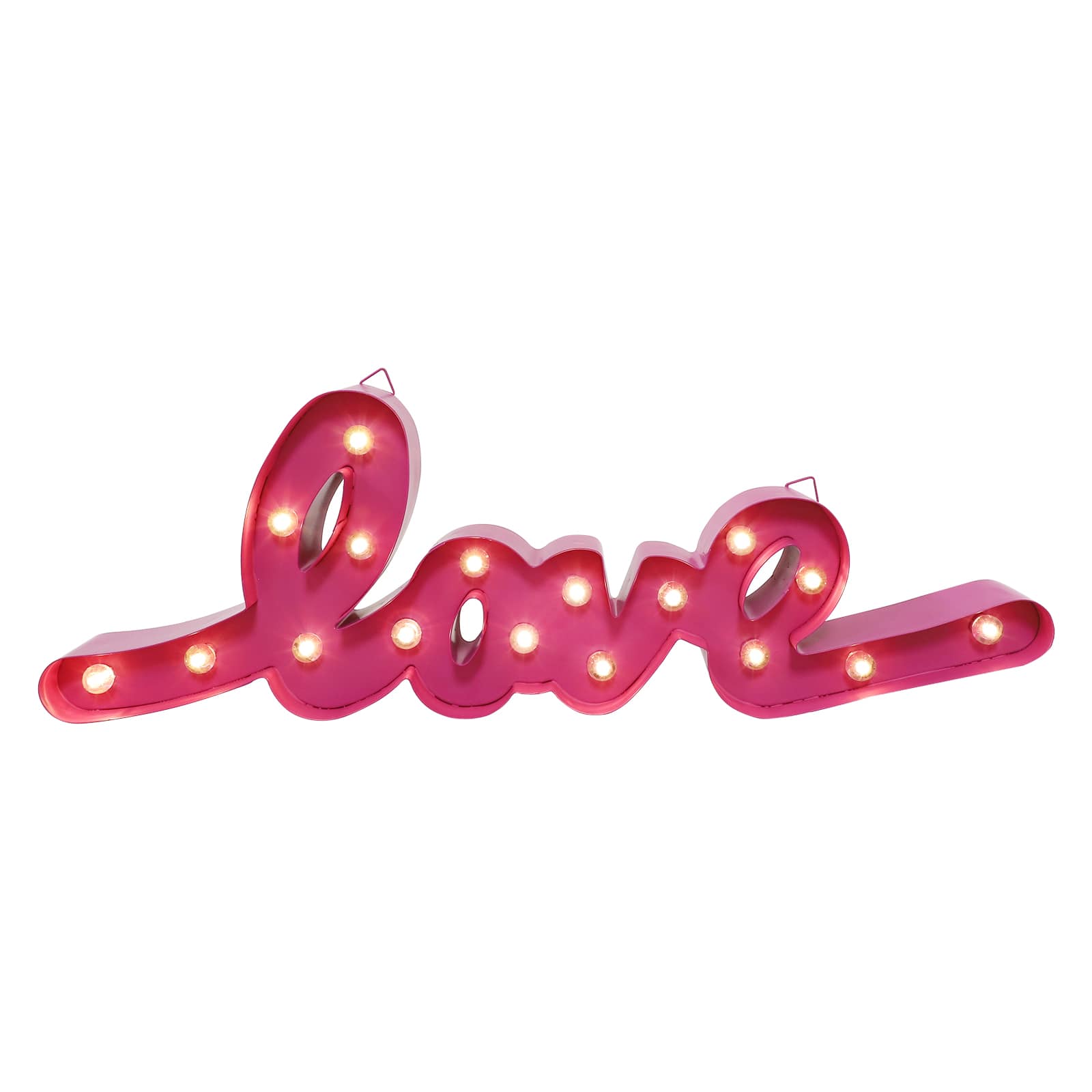 20&#x22; Pink Love LED Tabletop Marquee Sign by Celebrate It&#x2122;