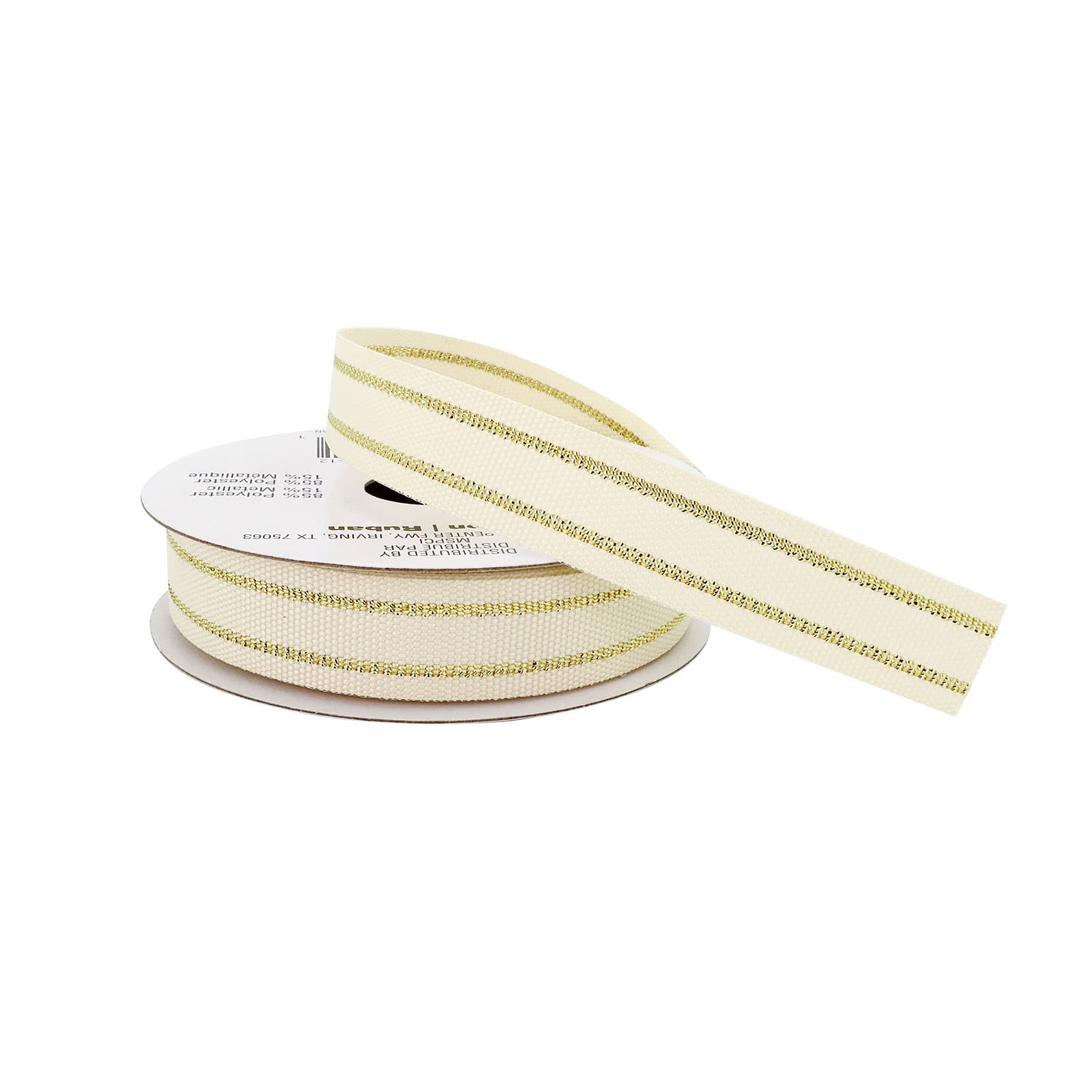 12 Pack: 5/8" x 5yd. Ticking Striped Grosgrain Ribbon by Celebrate It™