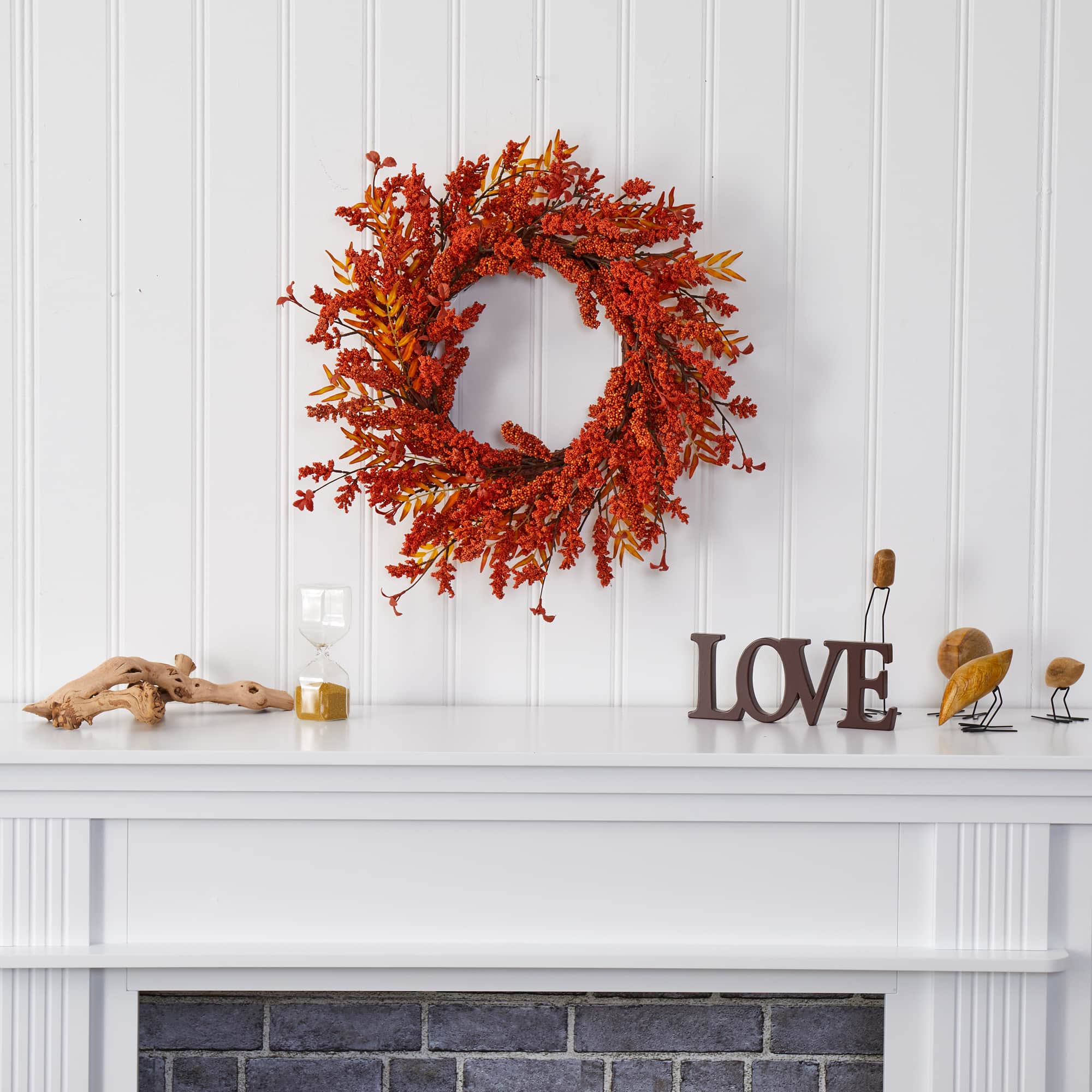 18" Harvest Berry Wreath