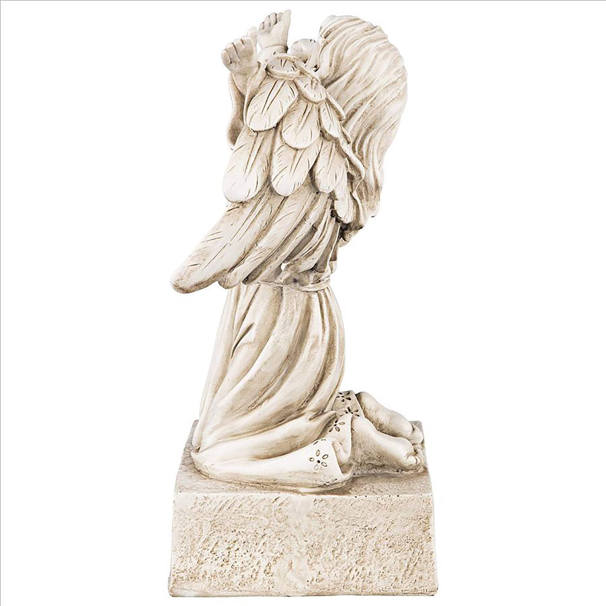Design Toscano 14" Look to the Heavens Memorial Garden Angel Statue