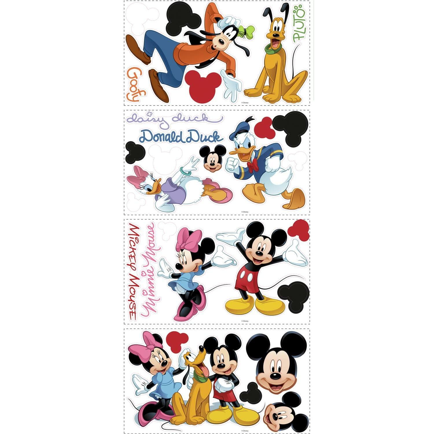 RoomMates Mickey &#x26; Friends Peel &#x26; Stick Wall Decal