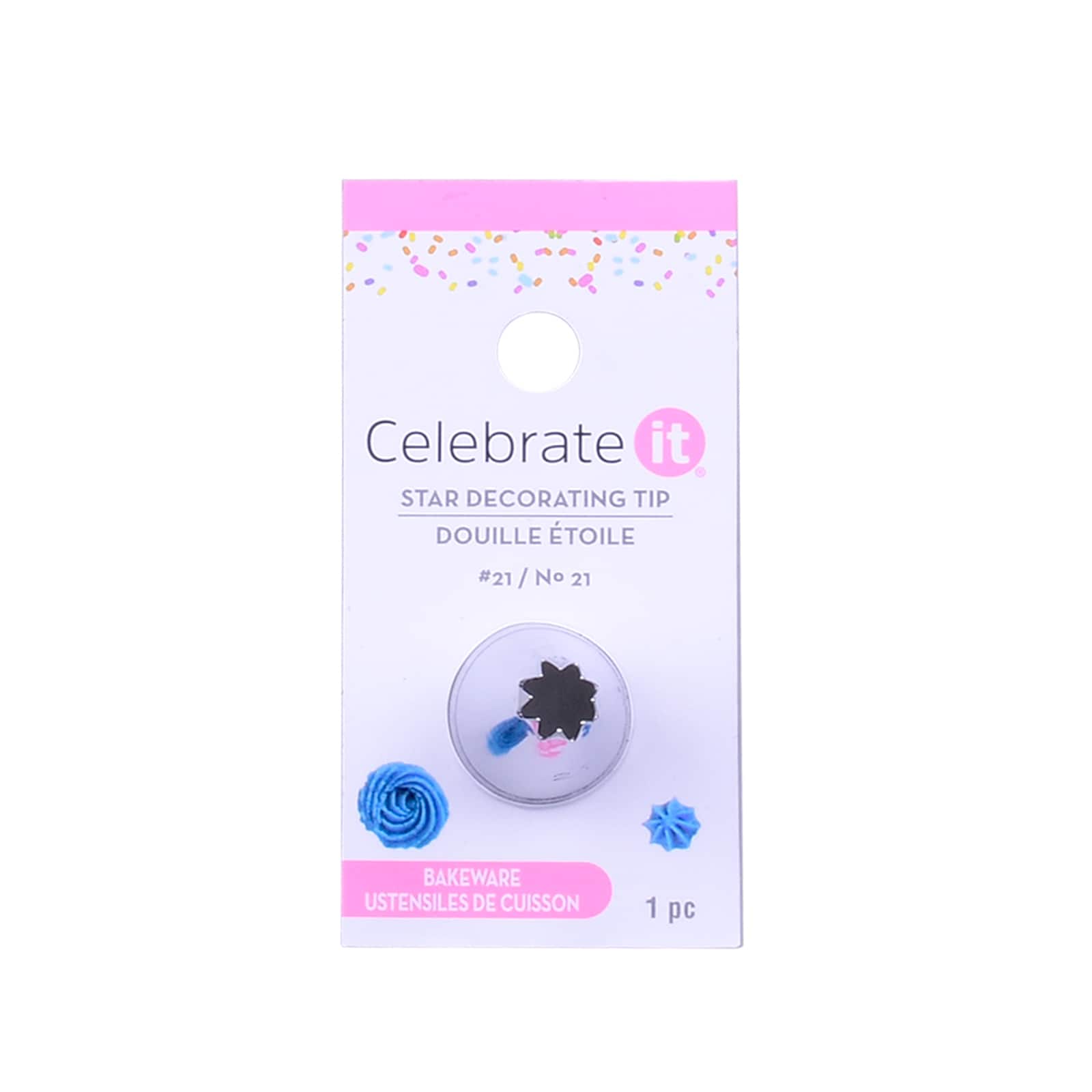 #21 Open Star Decorating Tip by Celebrate It&#x2122;
