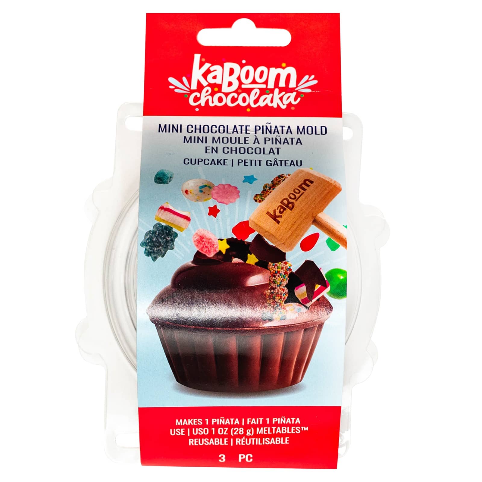 KaBoom Chocolaka Mini Chocolate Cupcake Pi&#xF1;ata Mold