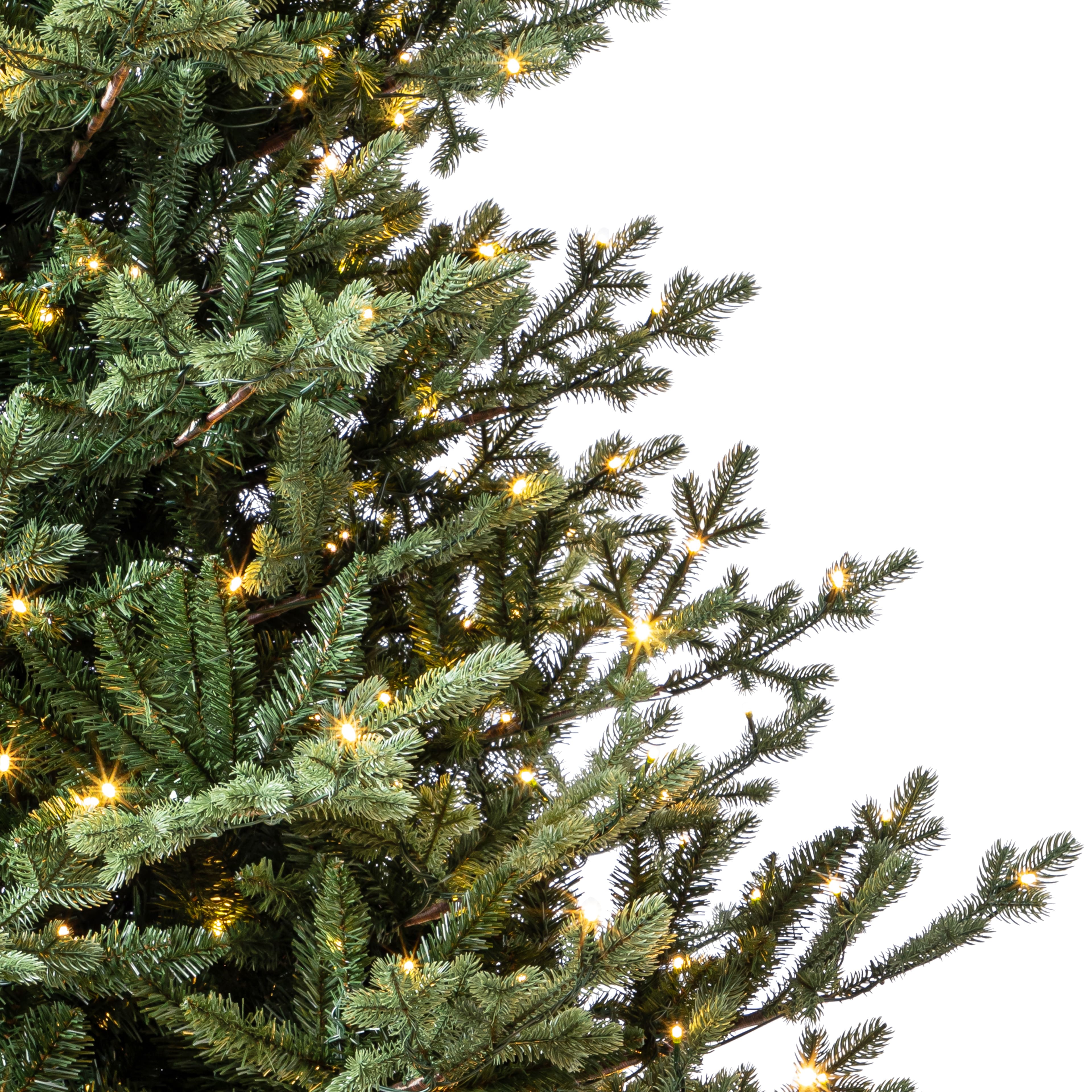 Ashland 10671960 7.5ft. Pre-Lit Balkan Spruce Quick Set® Artificial Christmas Tree, Color-Changing LED Lights