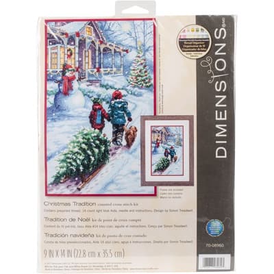 Dimensions® Christmas Tradition Counted Cross Stitch Kit | Michaels