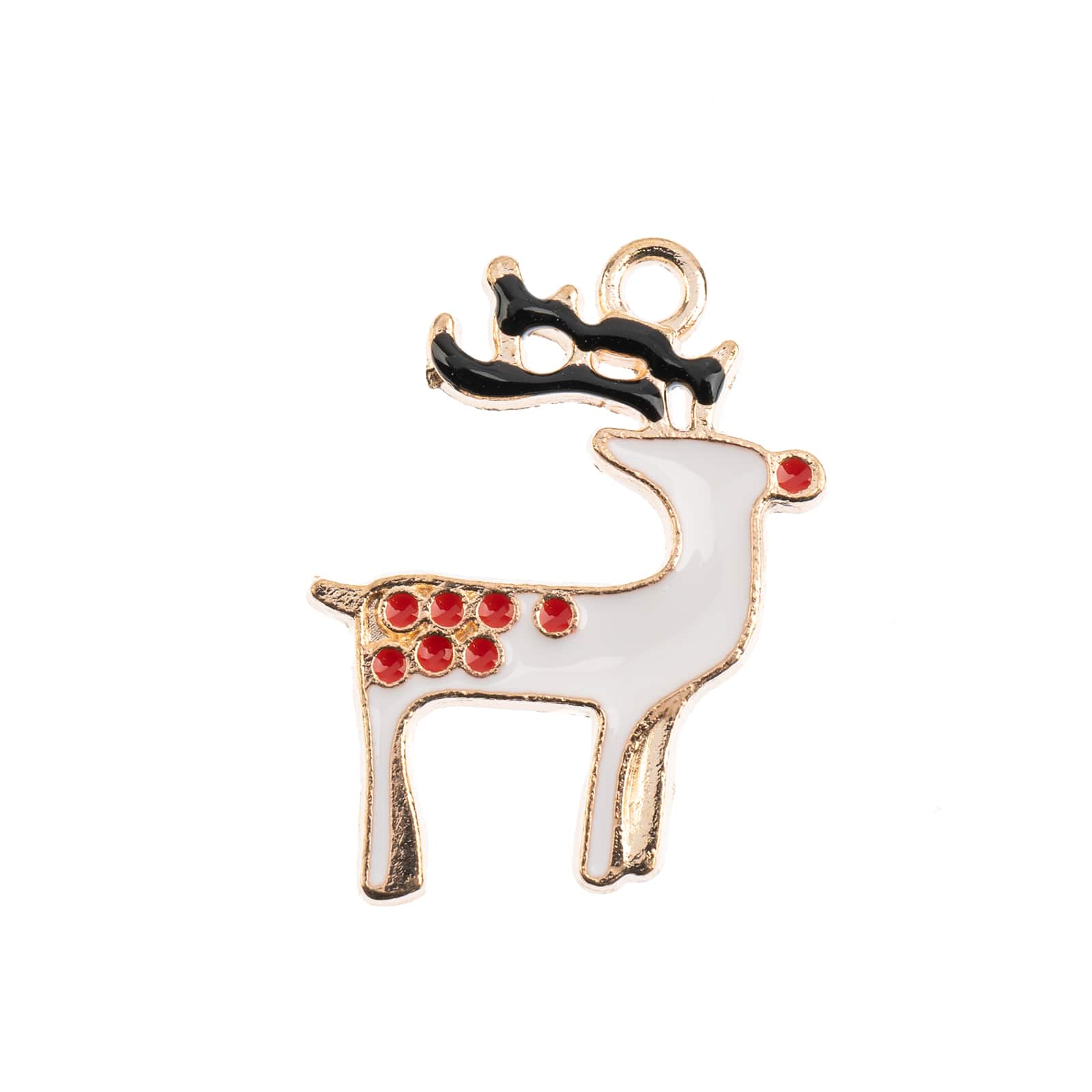 John Bead Sweet &#x26; Petite Reindeer Holiday Charms, 8ct.