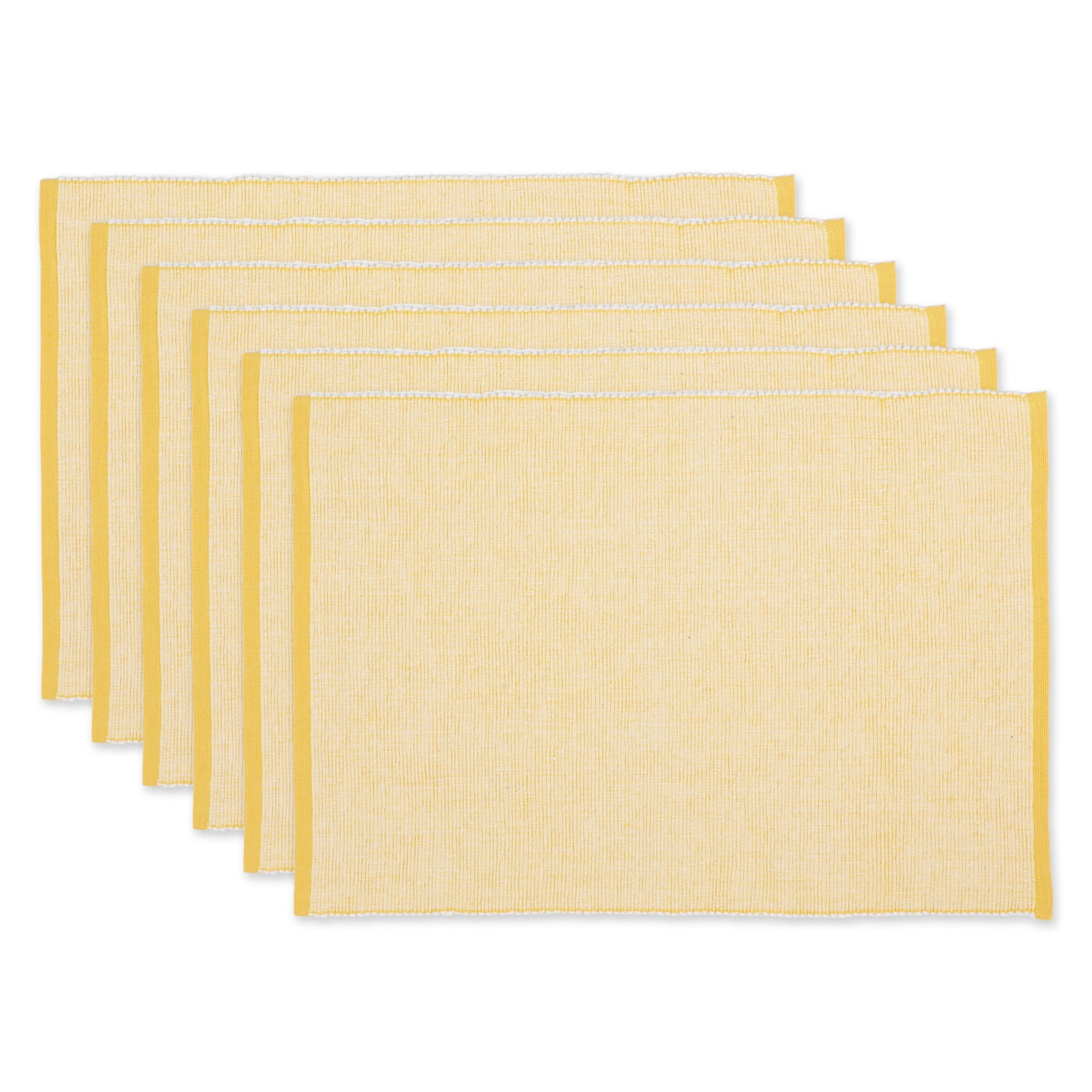 DII&#xAE; Eco-Friendly Fine Ribbed Placemats, 6ct.