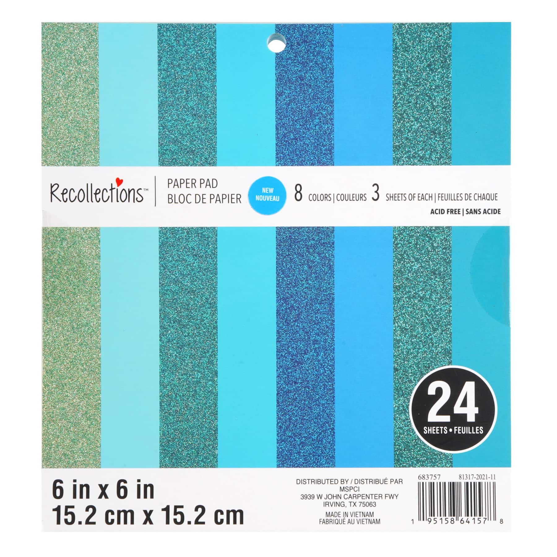Teal Paper Pad By Recollections 6 X 6 Michaels teal-paper-pad-by-recollections-6-x-6-michaels