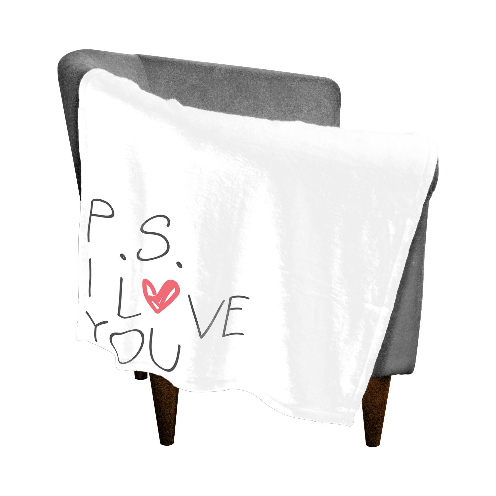 P.S. I Love You Throw Blanket
