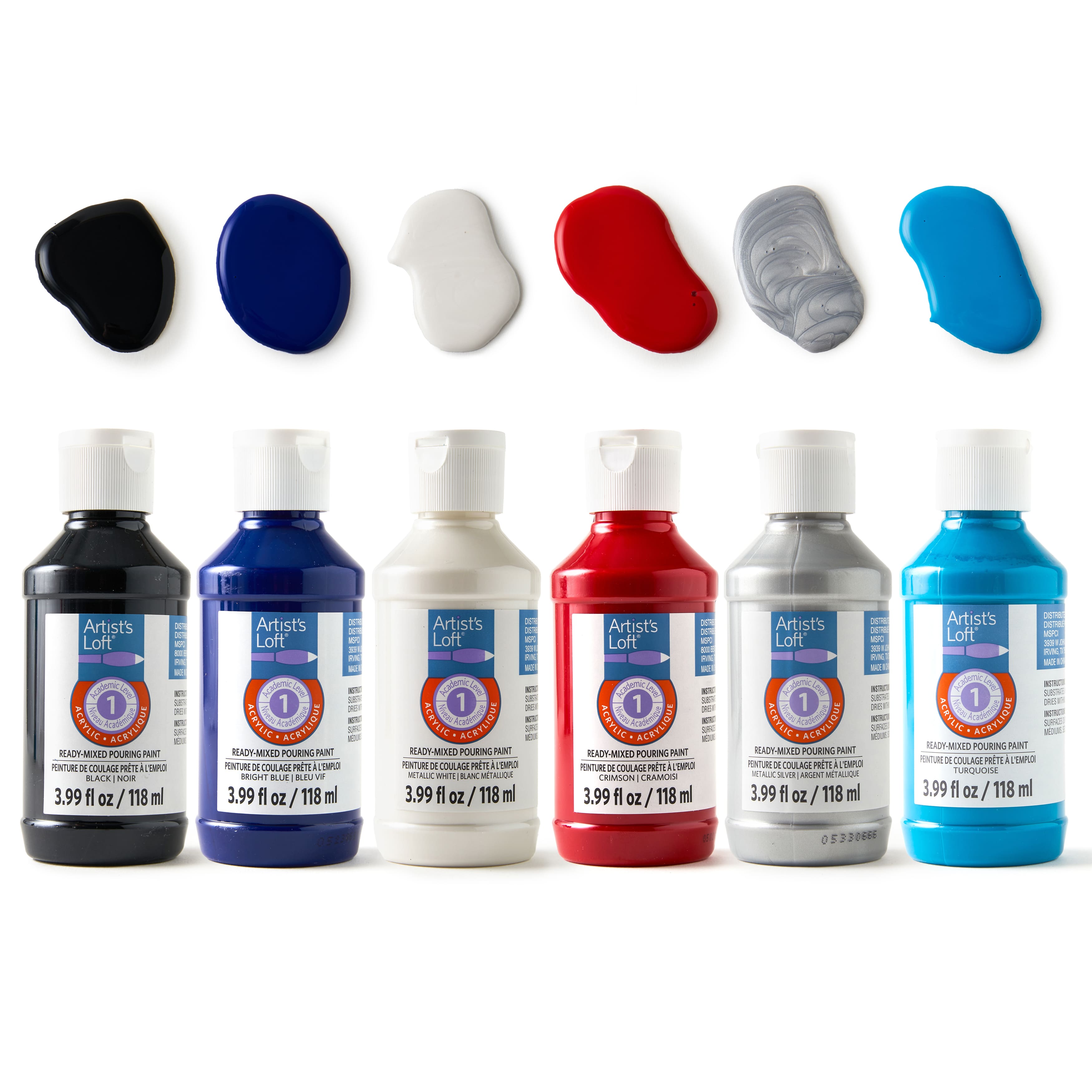 Ready-Mixed Acrylic Pouring Paint Set by Artist's Loft™