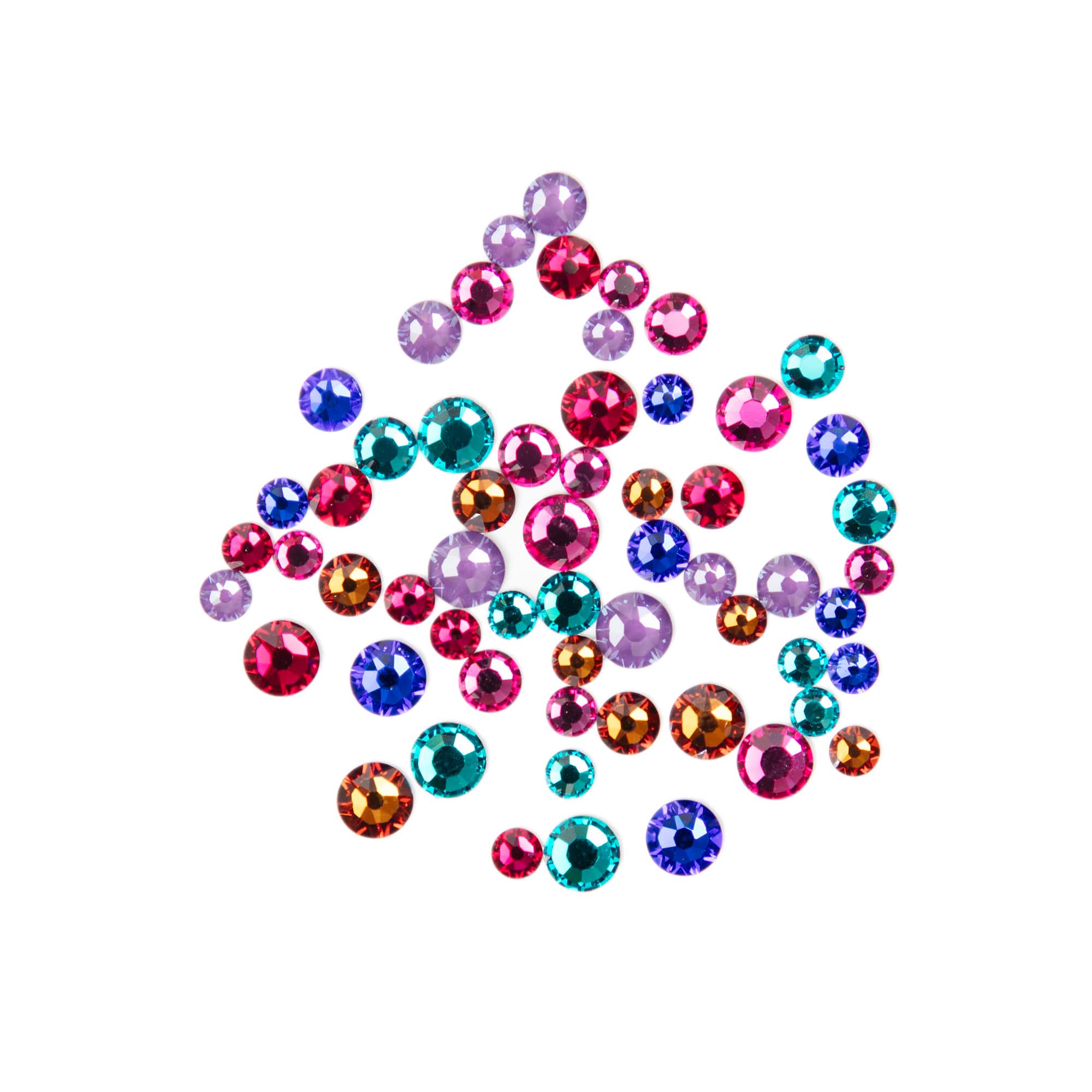 Round Flatback Austrian Crystals Mix by Bead Landing™, 60ct.