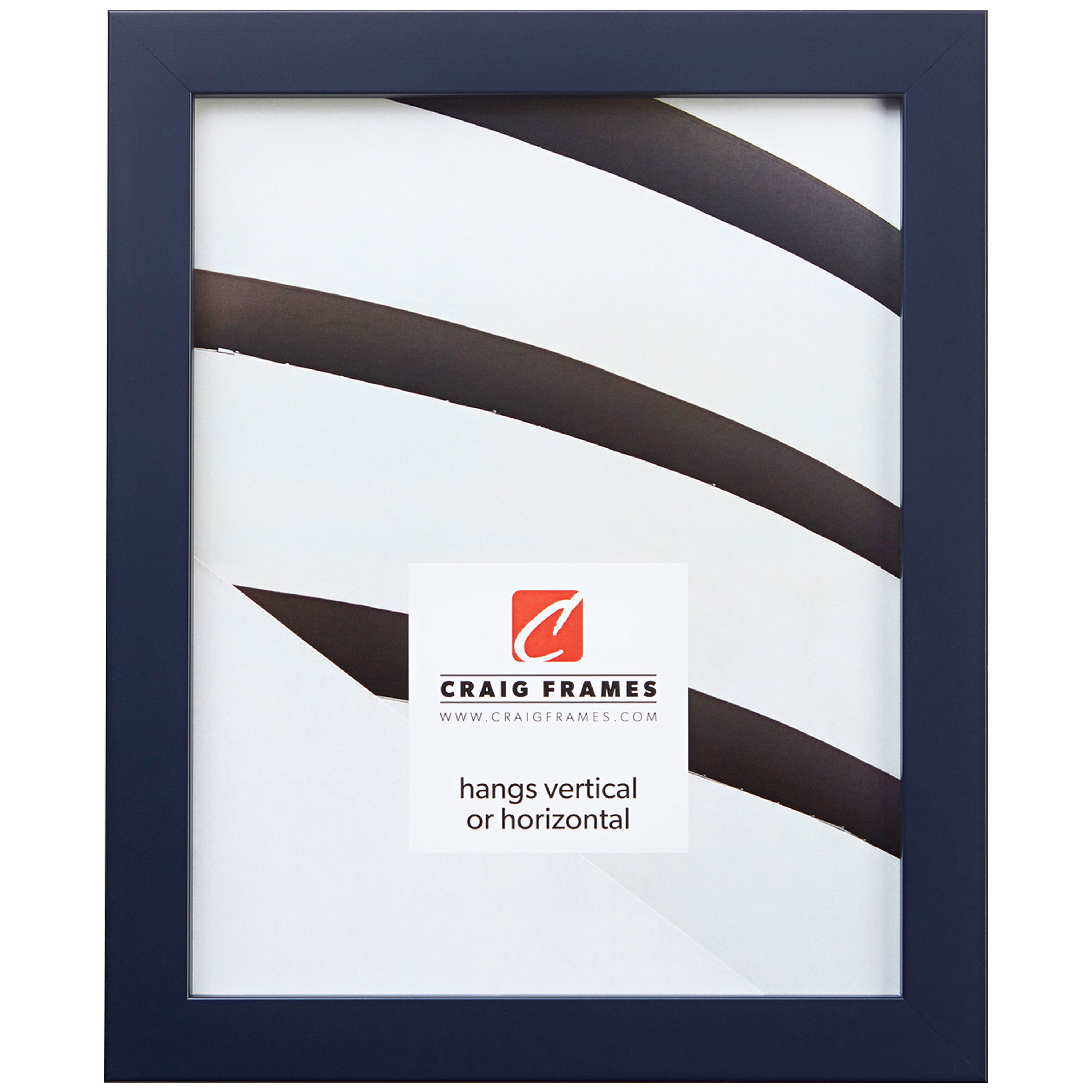 Craig Frames Confetti Navy Blue Picture Frame