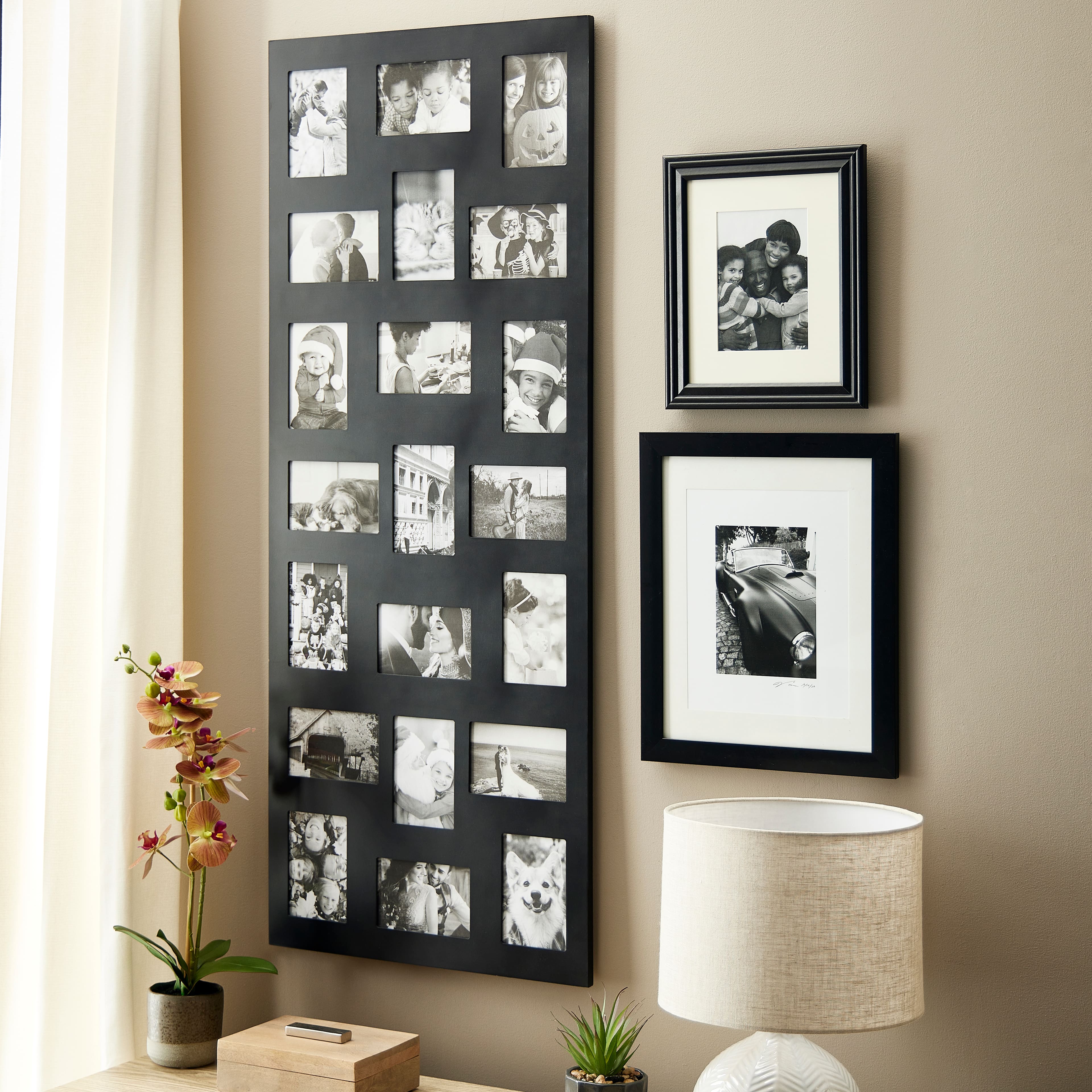 8 Pack: 21 Opening Black 4&#x22; x 6&#x22; Collage Frame by Studio D&#xE9;cor&#xAE;
