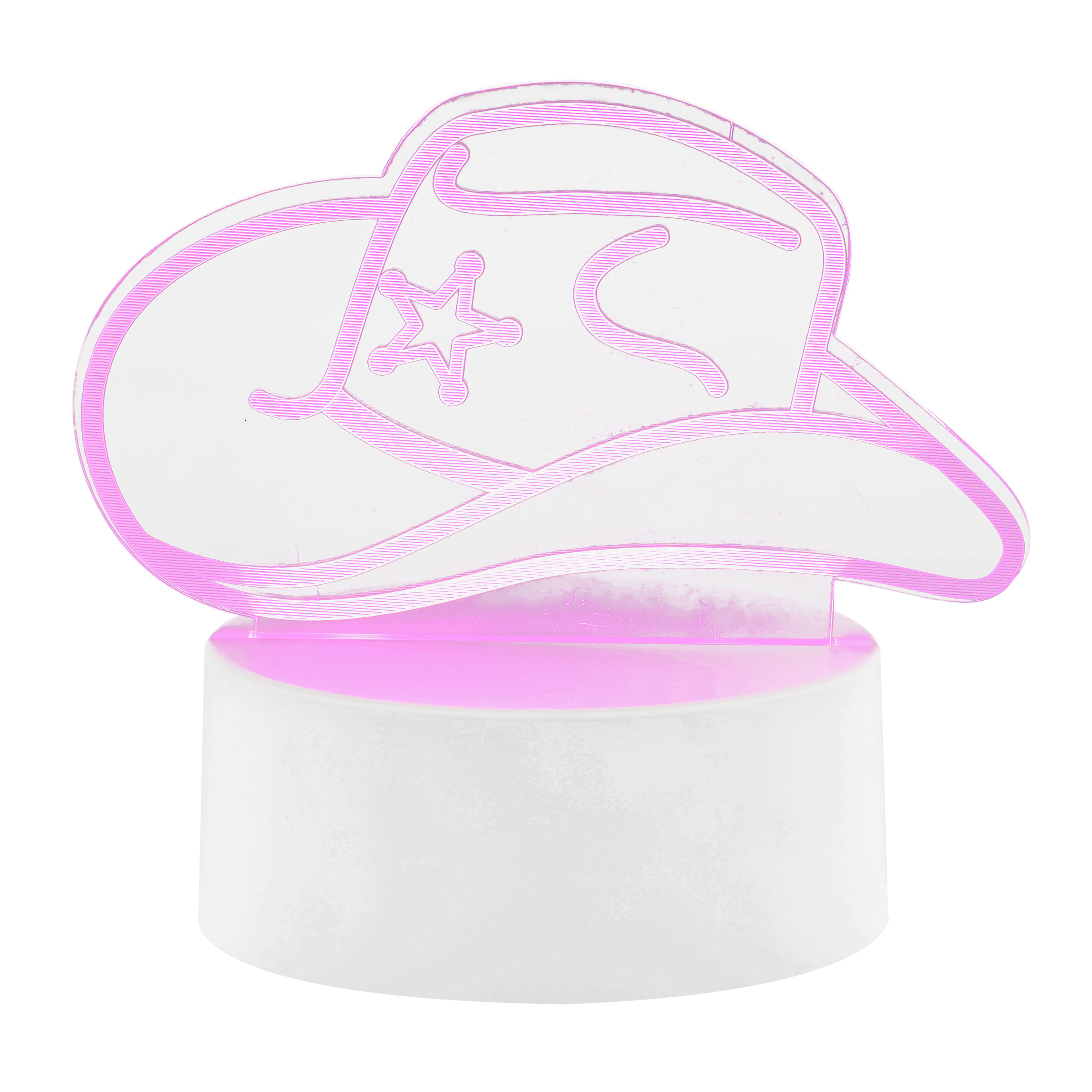Assorted Western Icon Acrylic USB Light, 1pc. by Fab Finds
