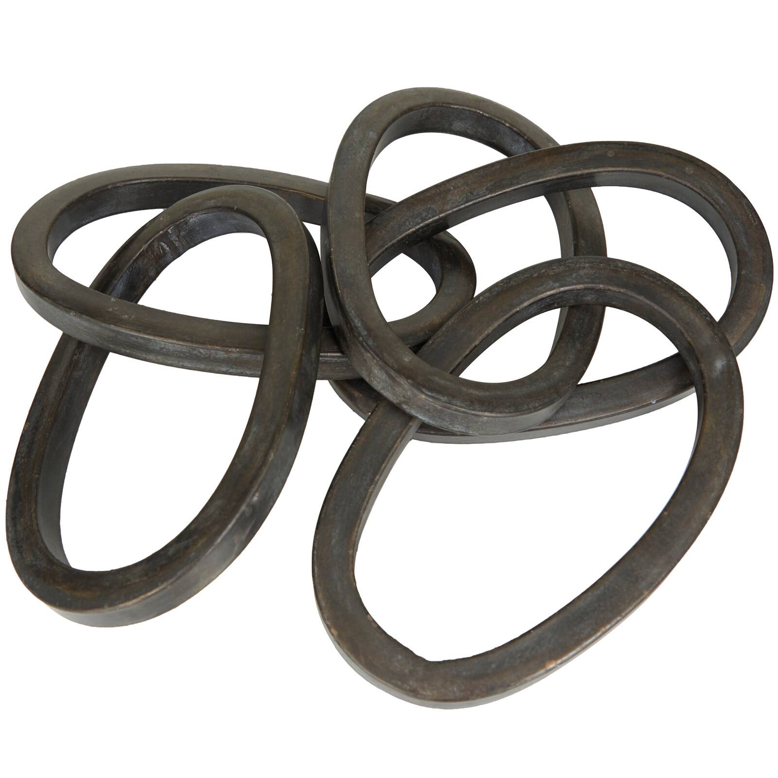 CosmoLiving by Cosmopolitan 3ft. Metal Chain Sculpture