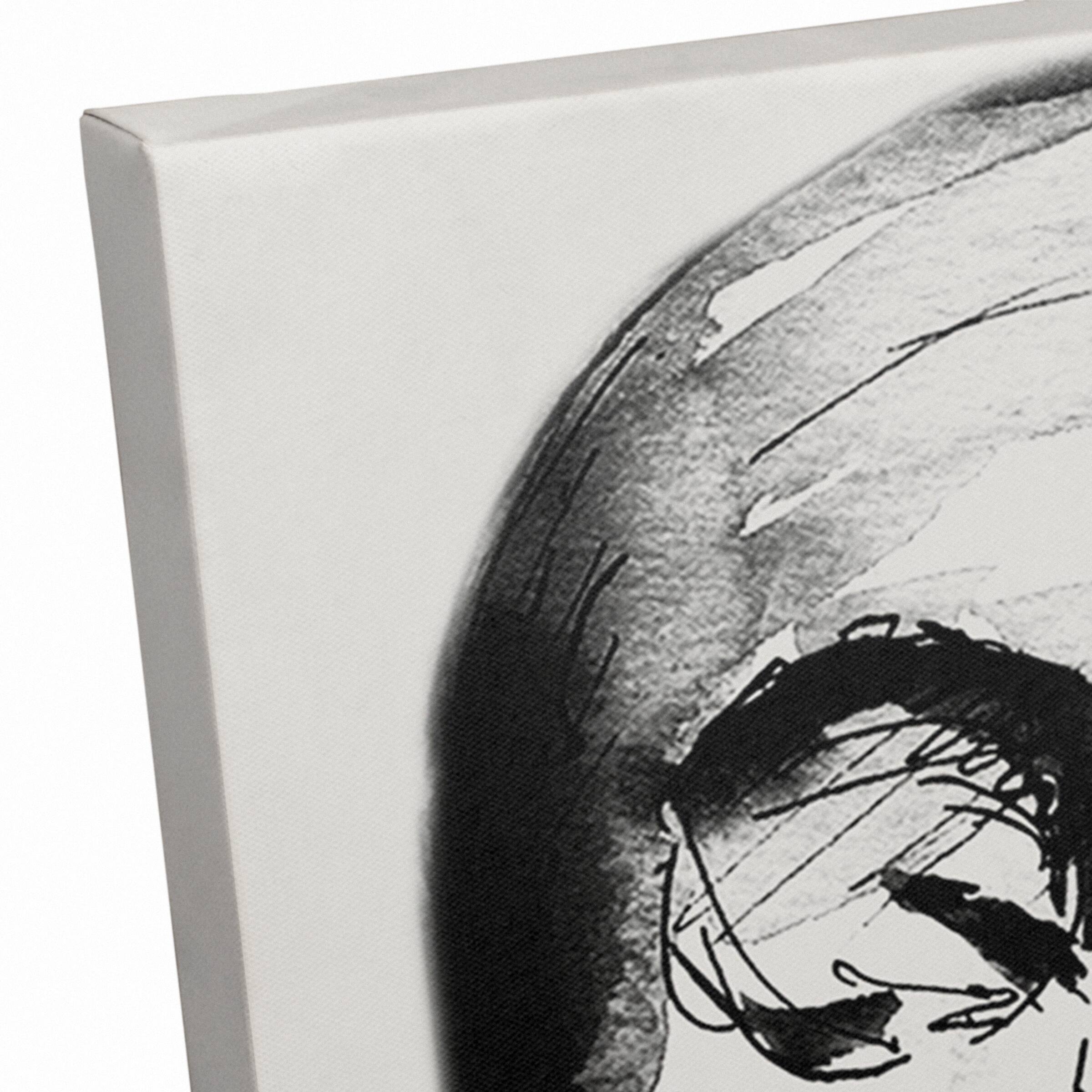 Spooky Vibes Skull 16" x 16" Canvas Wall Art