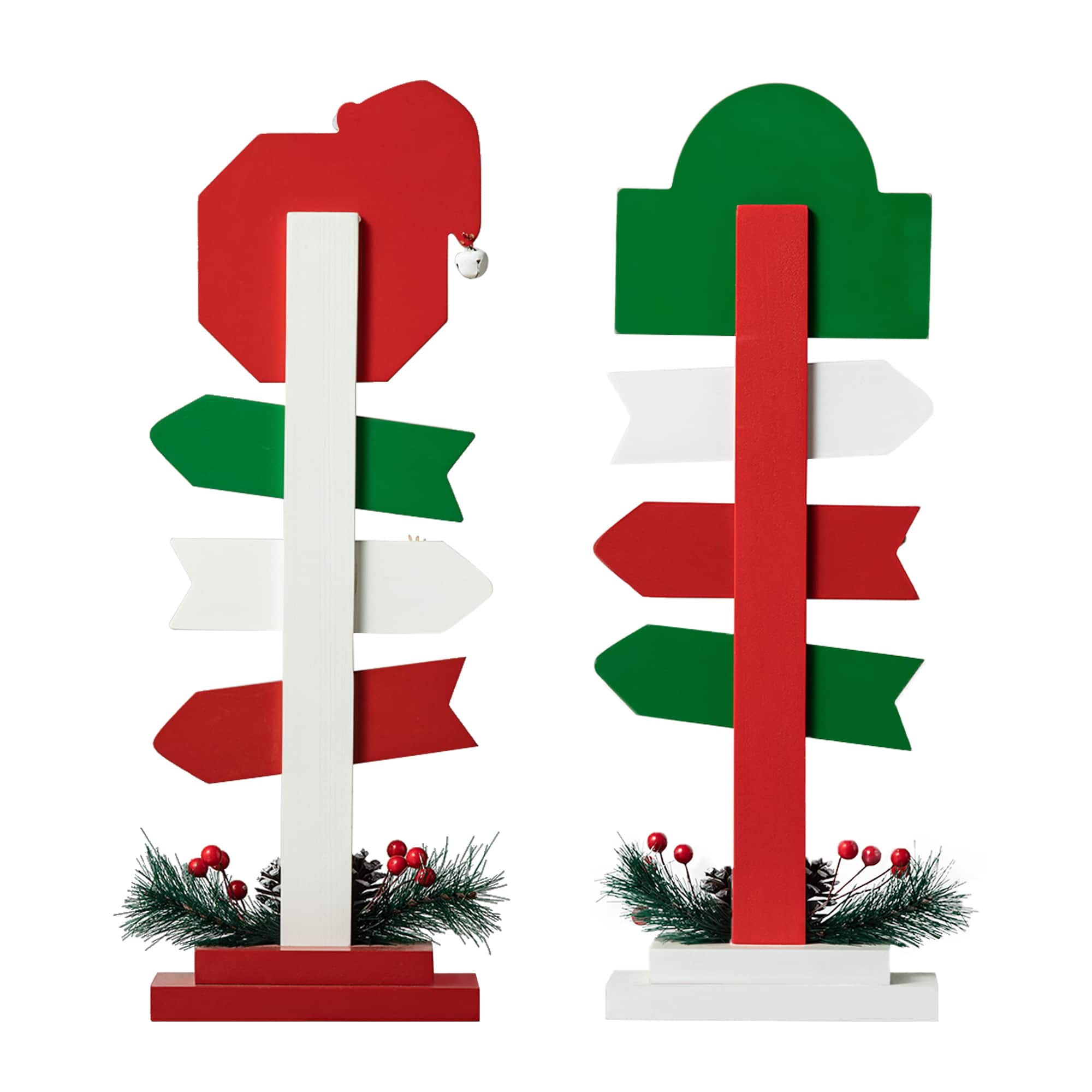 Glitzhome&#xAE; 16.5&#x22; Christmas Sign Table D&#xE9;cor Set