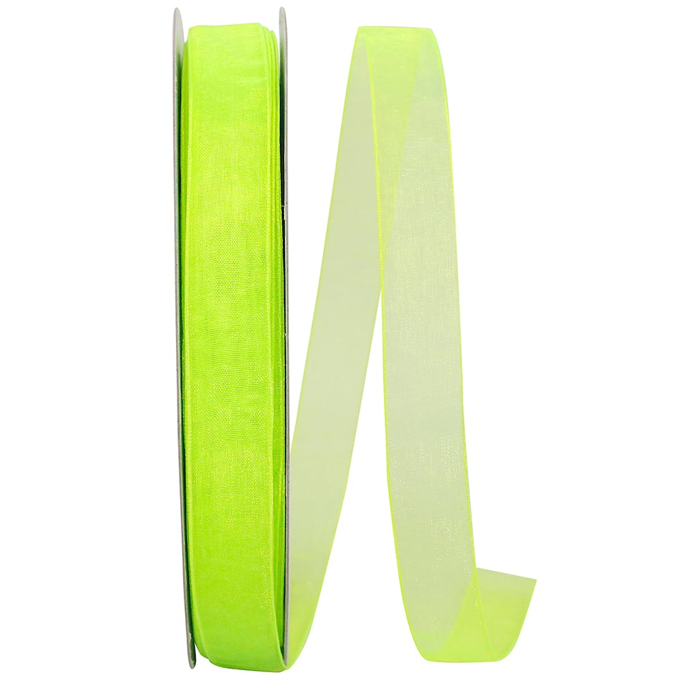 JAM Paper 5/8" x 100yd. Chiffon Mono Sheer Ribbon