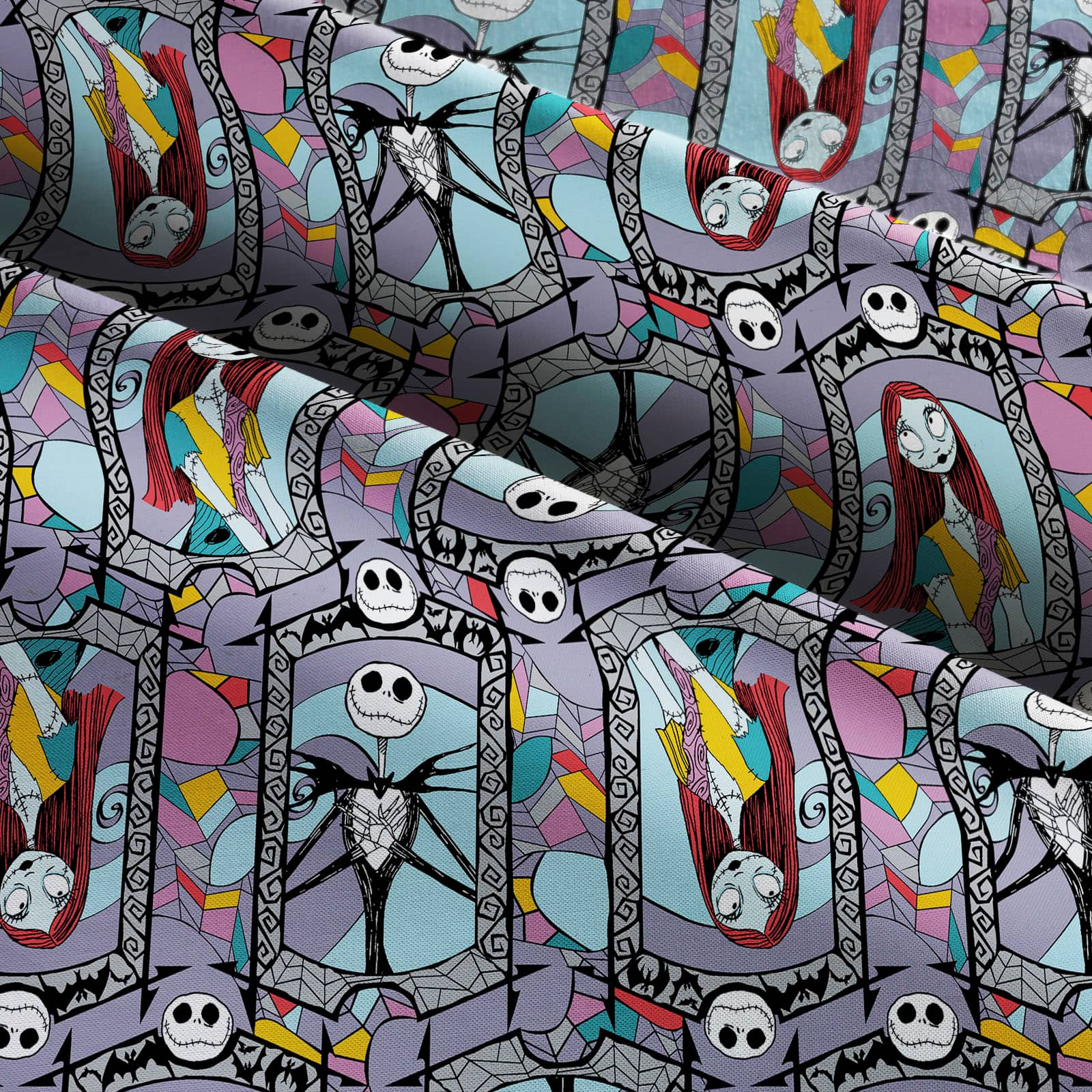 Disney&#xAE; Nightmare Before Christmas Sally &#x26; Jack Cotton Fabric