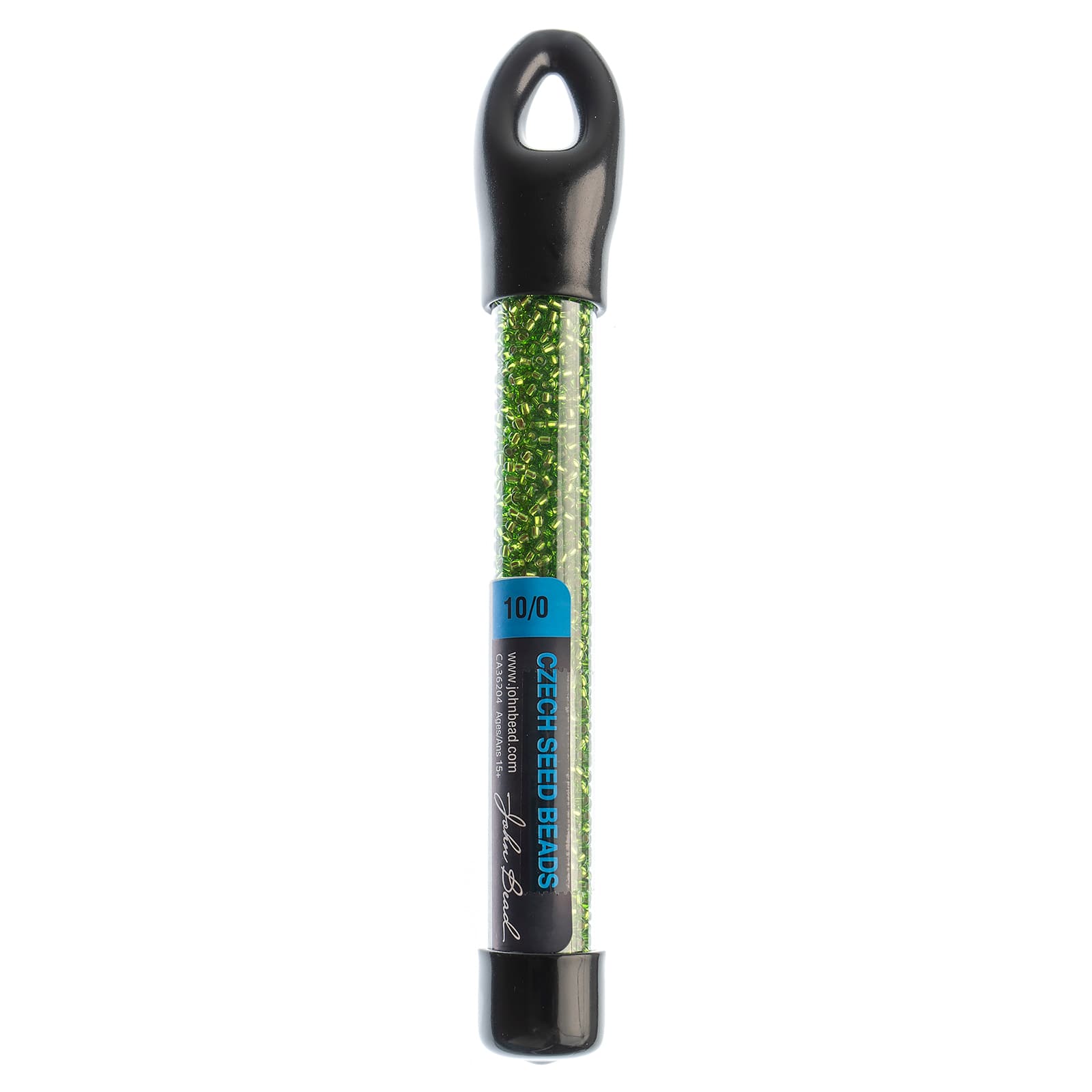 John Bead 10/0 Silver-Lined Czech Glass Seed Beads