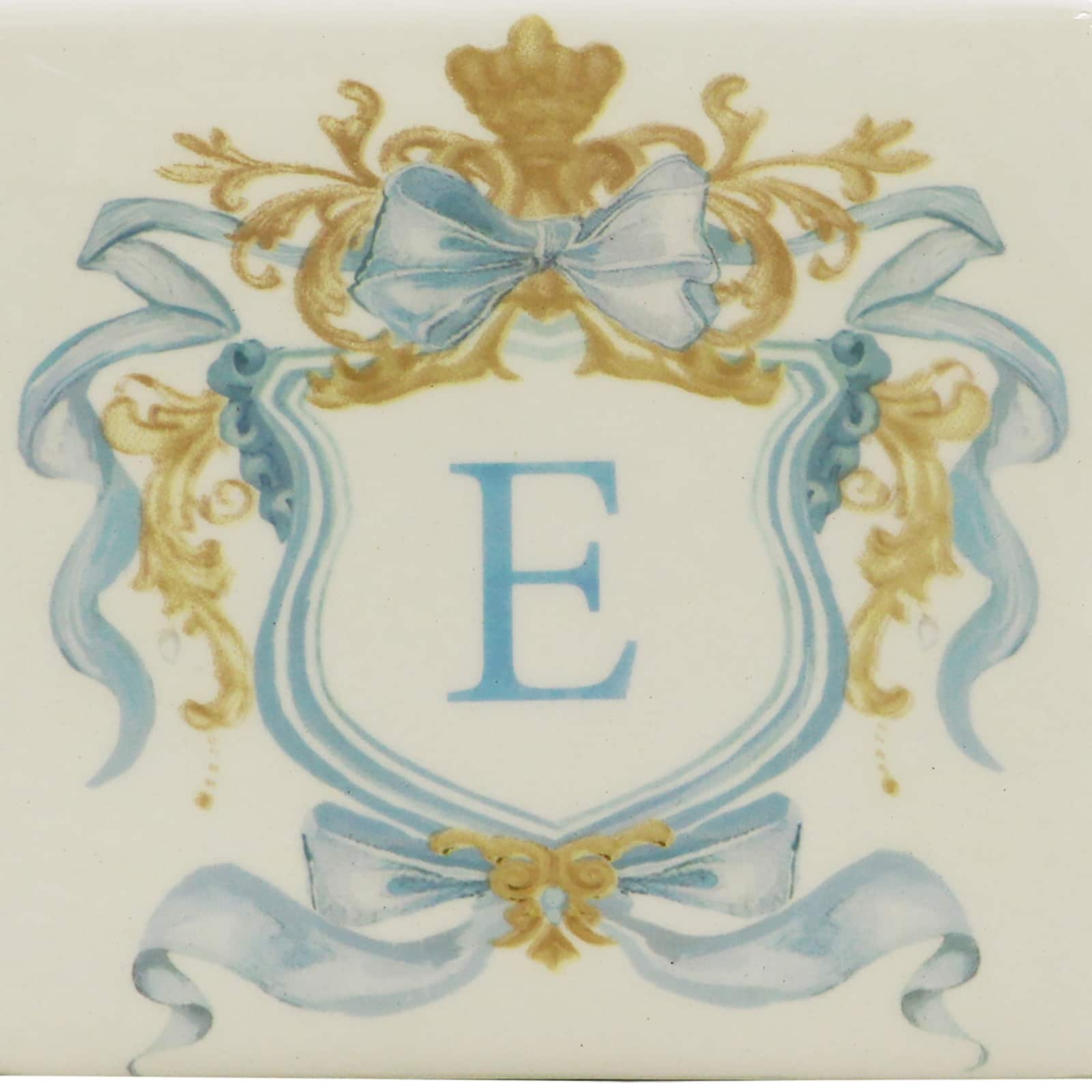 4.5&#x22; x 4&#x22; Ceramic Monogram D&#xE9;cor by Ashland&#xAE;