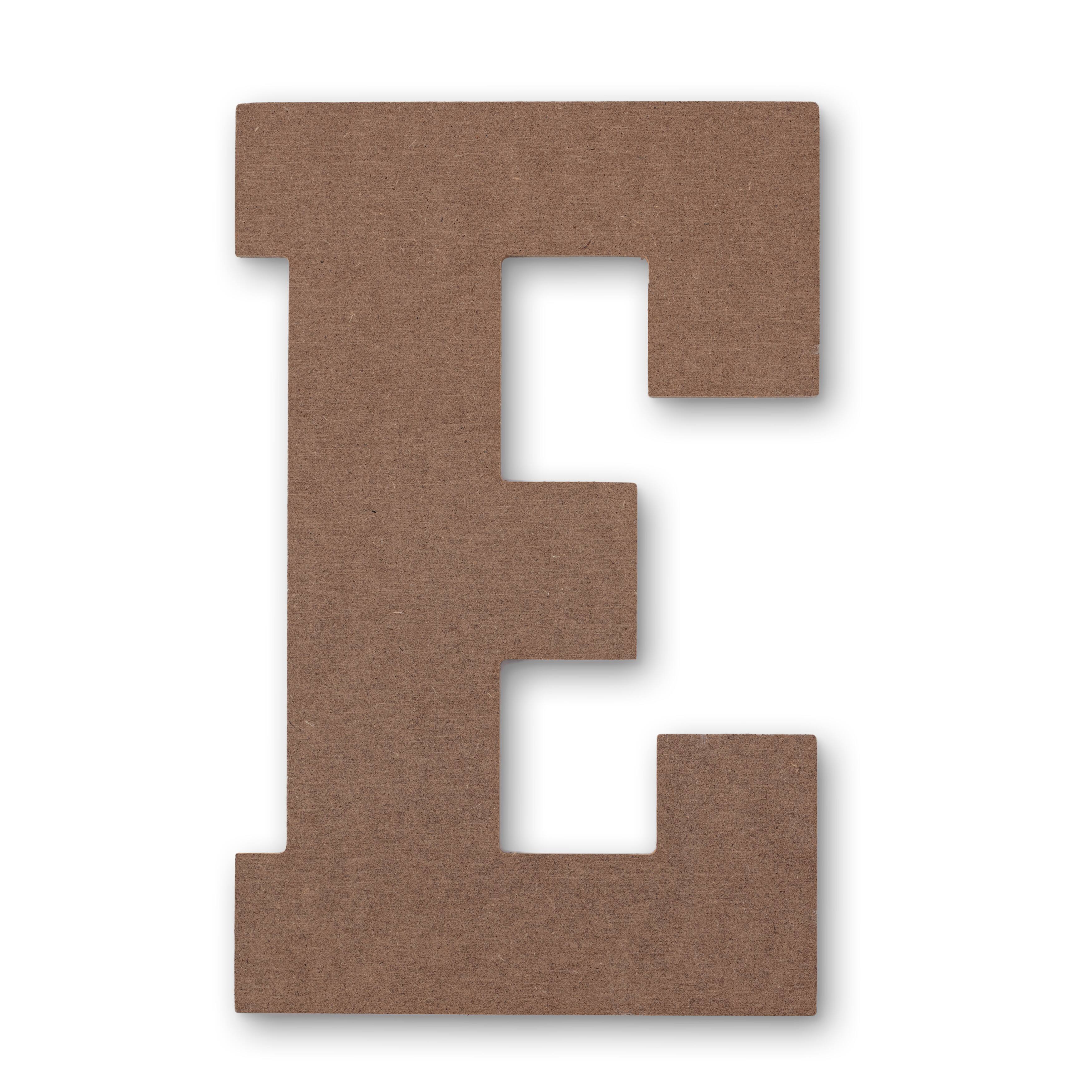 10.5 Wood Letter by Make Market | Alphabet E | 10.5 in