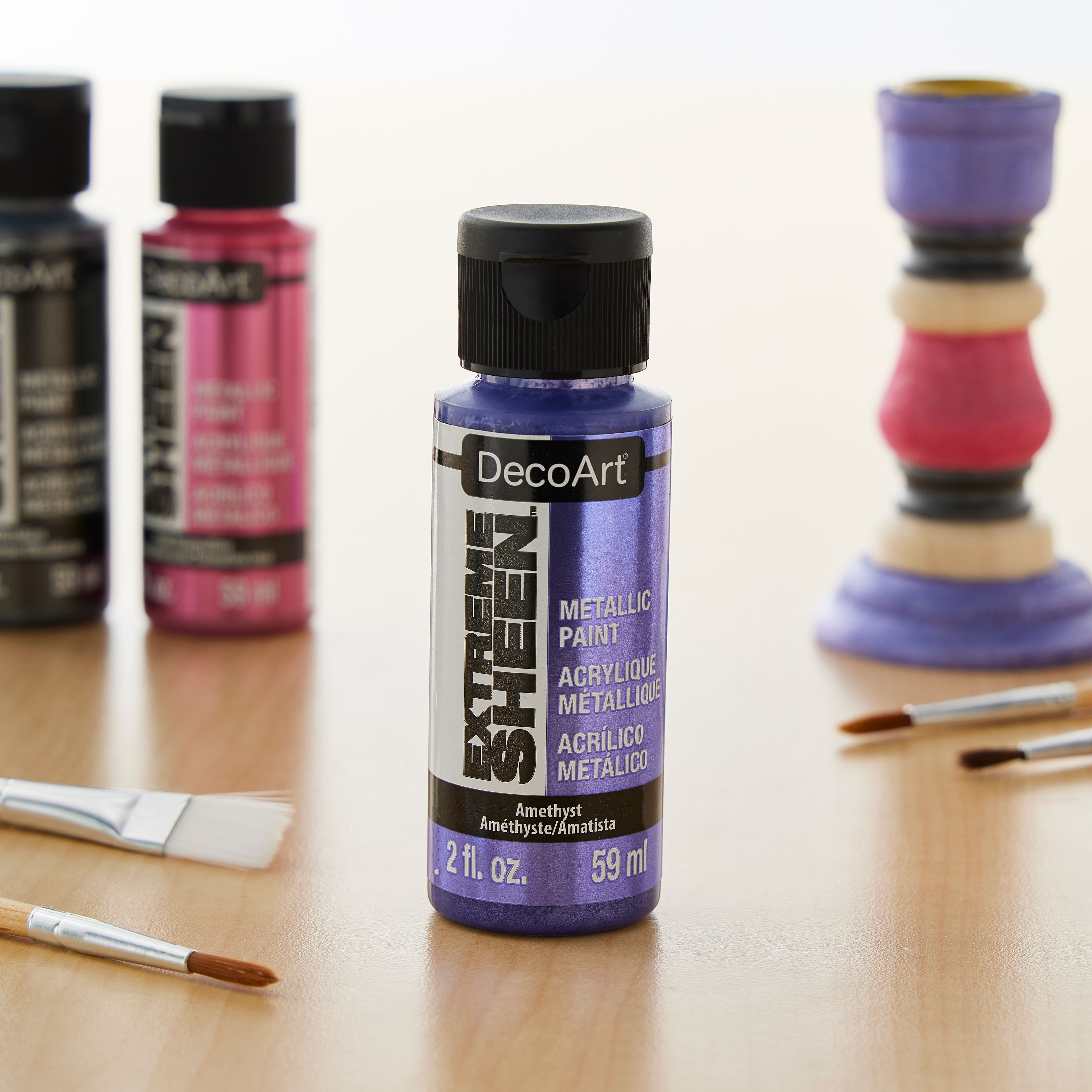 12 Pack: DecoArt&#xAE; Extreme Sheen&#x2122; Metallic Acrylic Paint