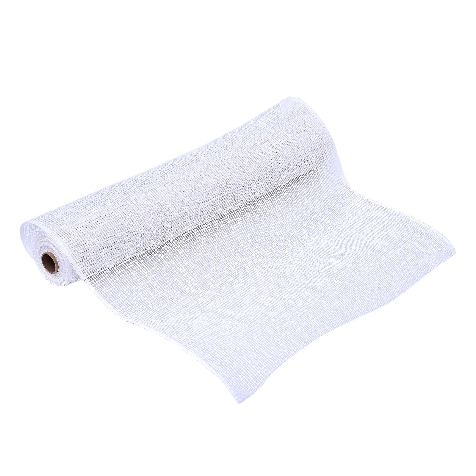 21" x 5yd. White Poly Burlap Mesh by Celebrate It™