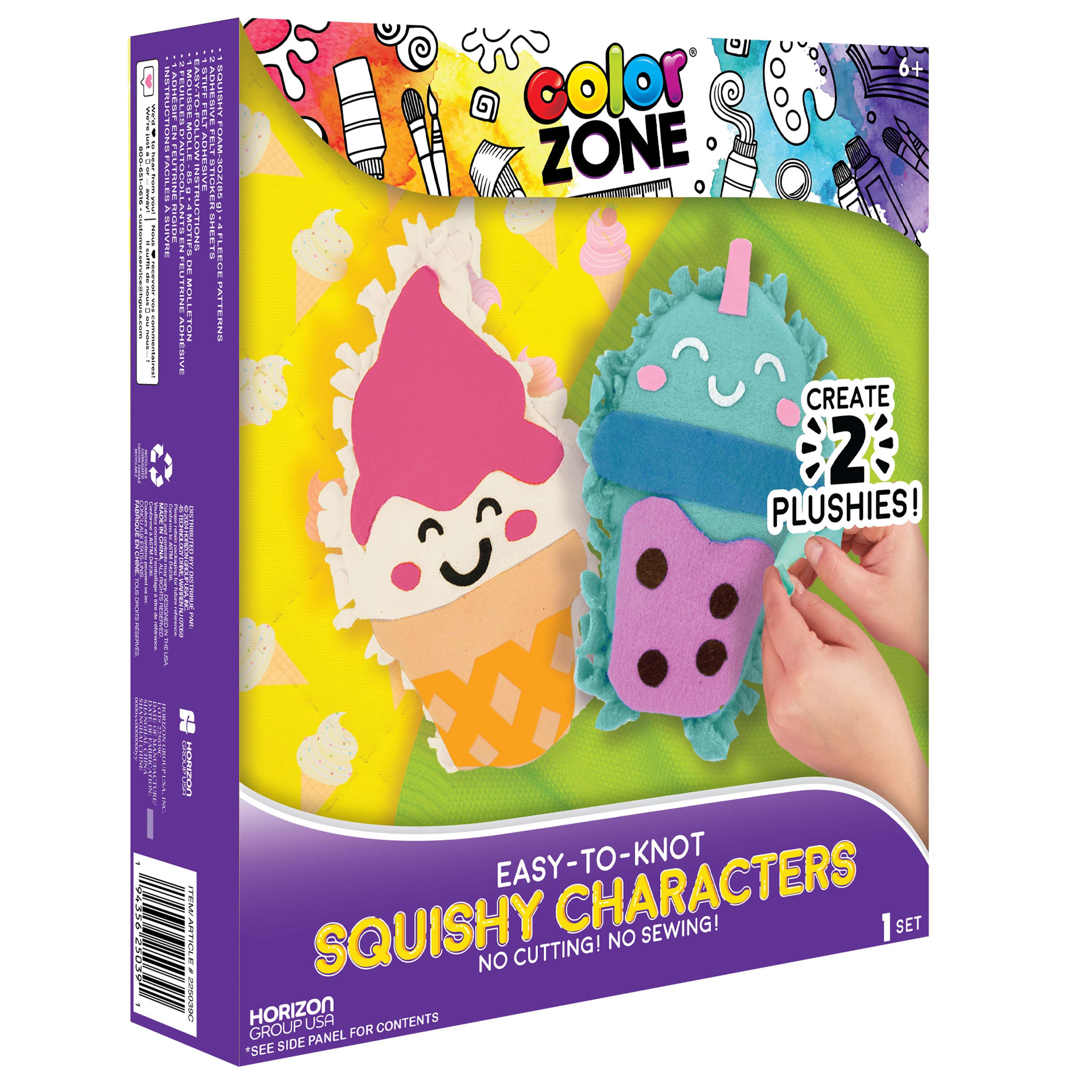 Color Zone® Easy-to-Knot Squishy Characters