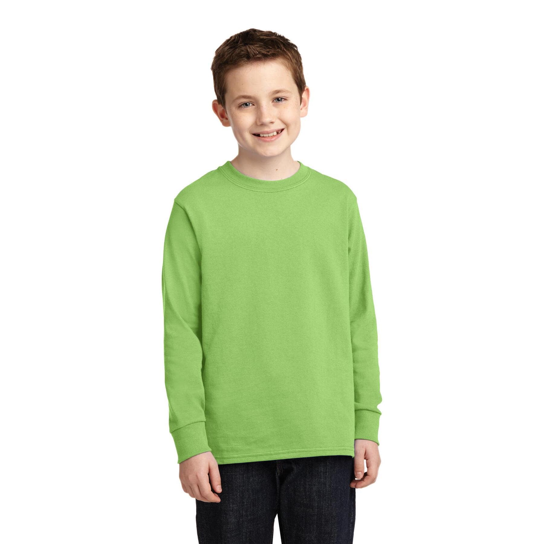 Port Company Youth Long Sleeve Core Cotton T Shirt Michaels