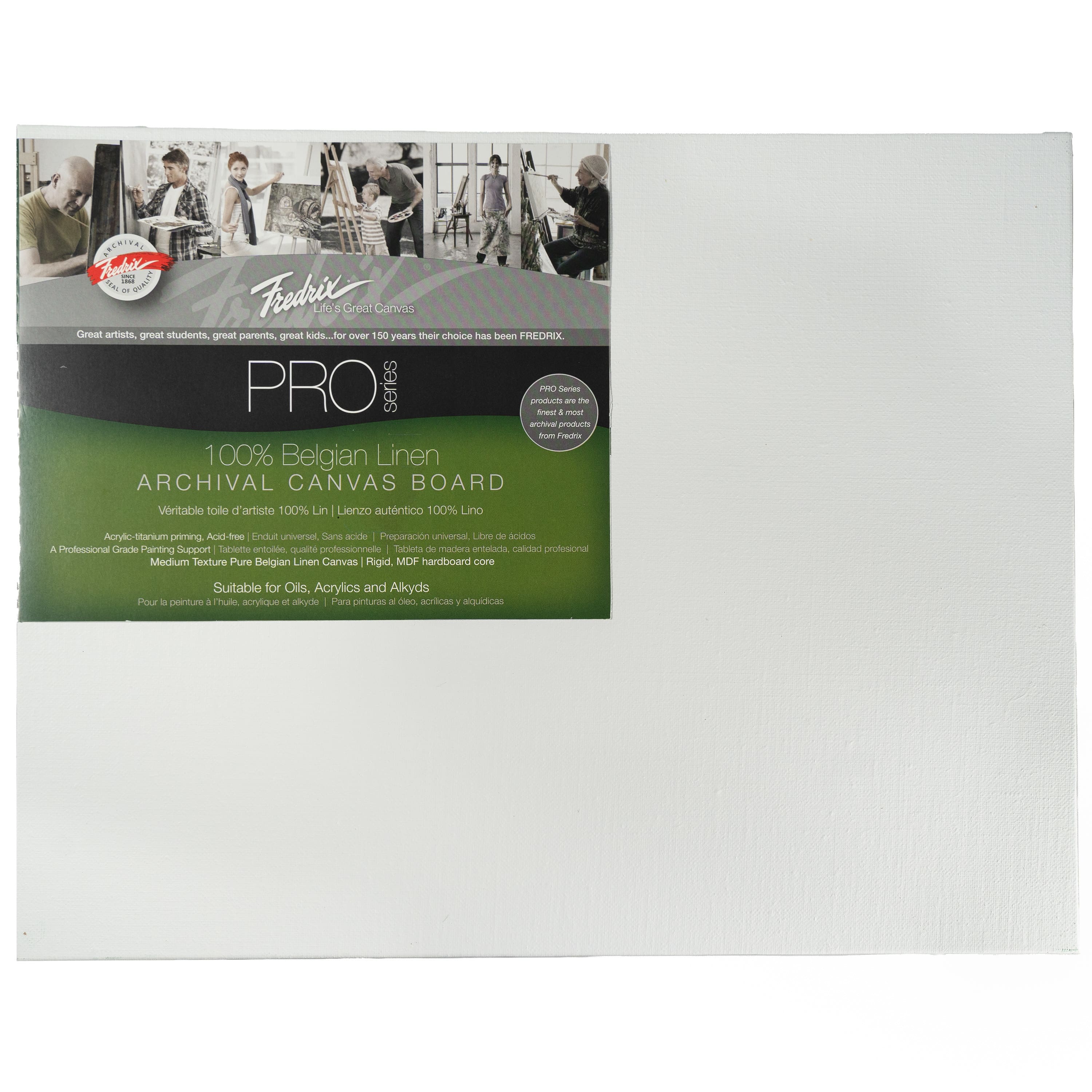 Fredrix Pro Series Archival Linen Canvas Board Michaels