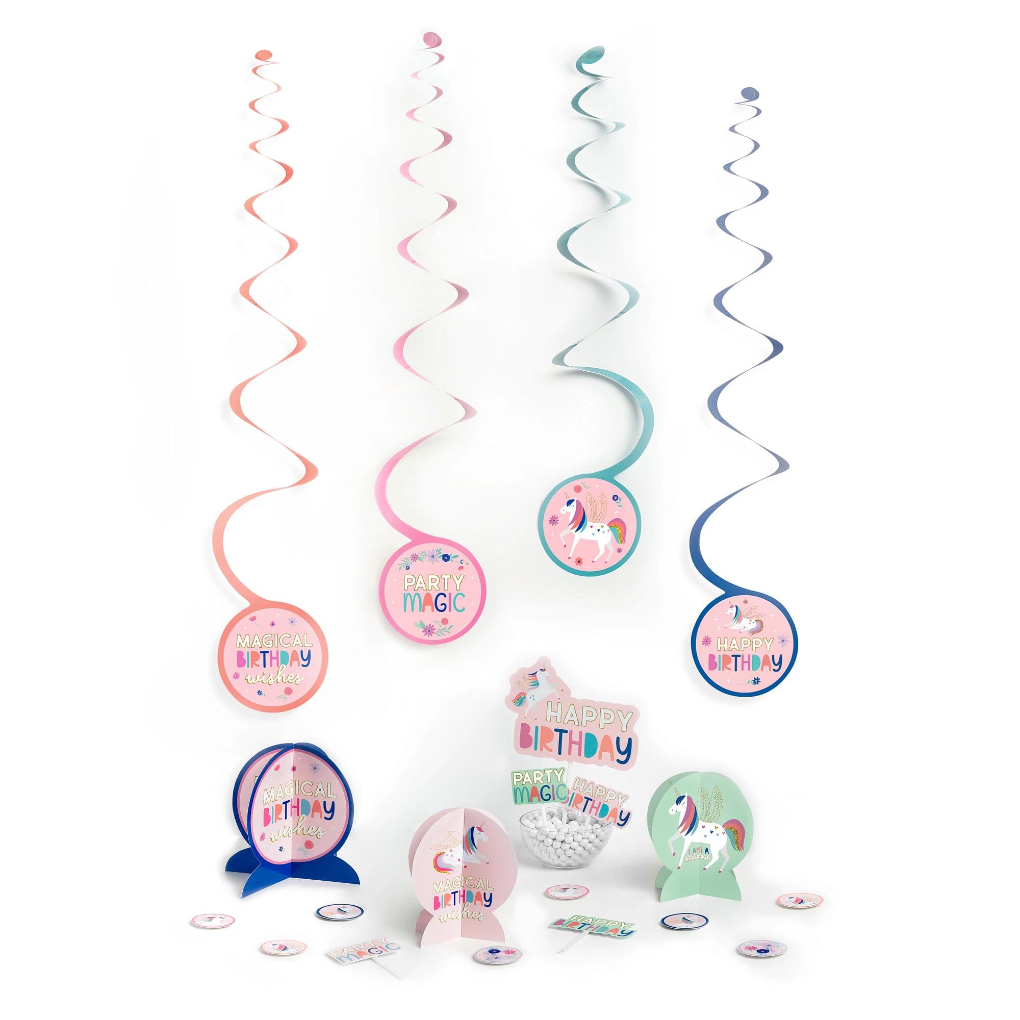 Unicorn Wishes Party Decorating Kit