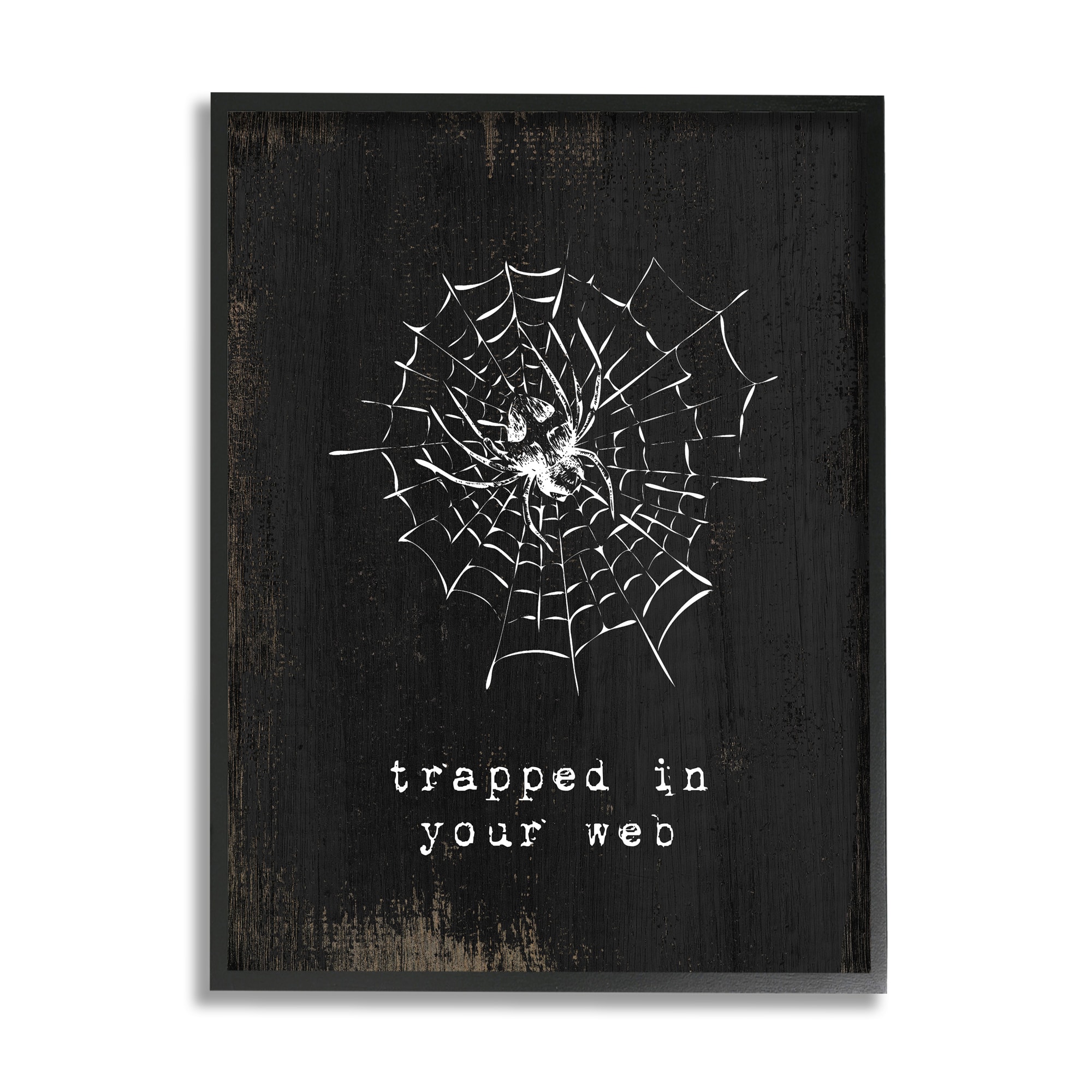 Stupell Industries Trapped In Your Web Spider Framed Giclee Art