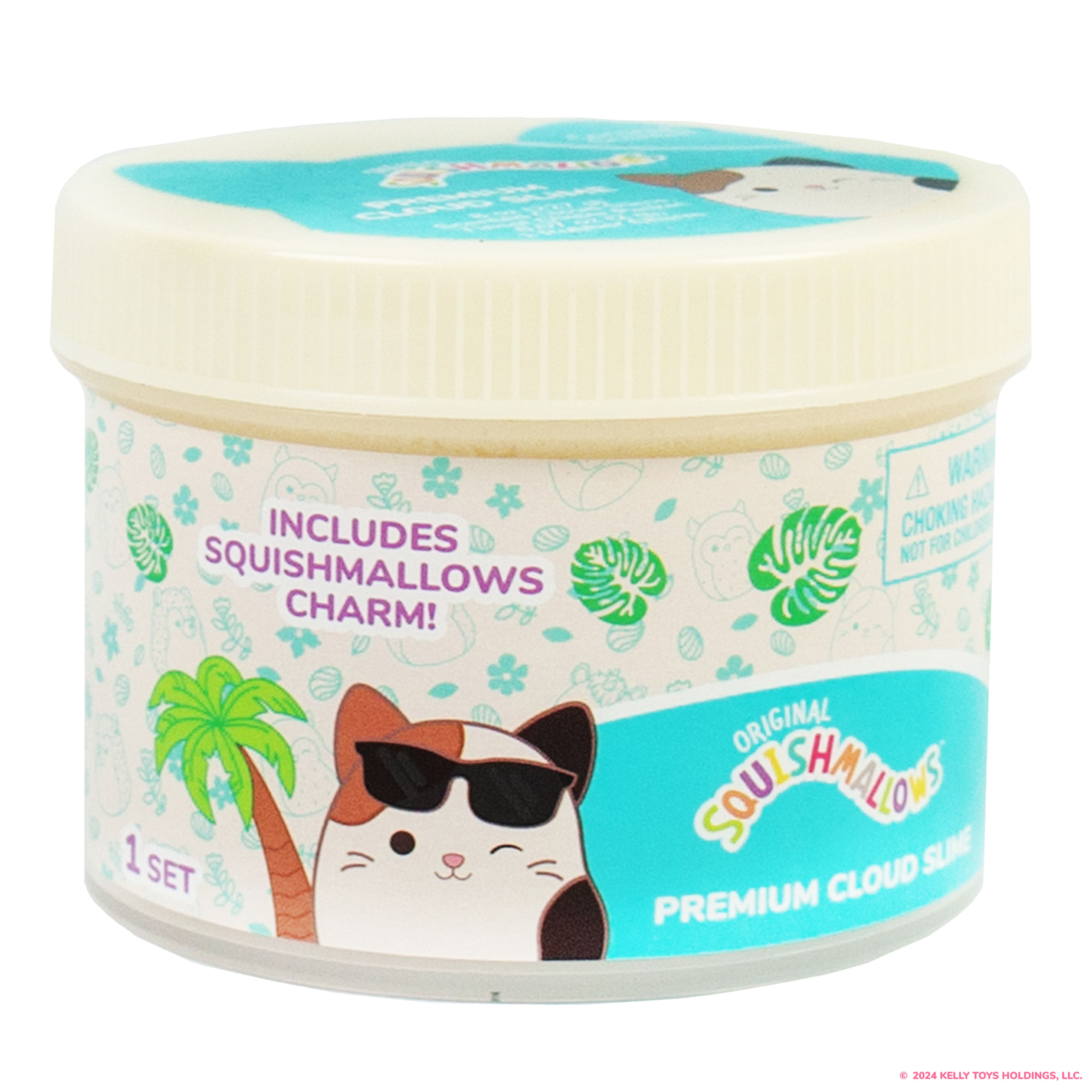 Original Squishmallows&#x2122; Cam the Cat Premium Cloud Slime, Coconut Scented