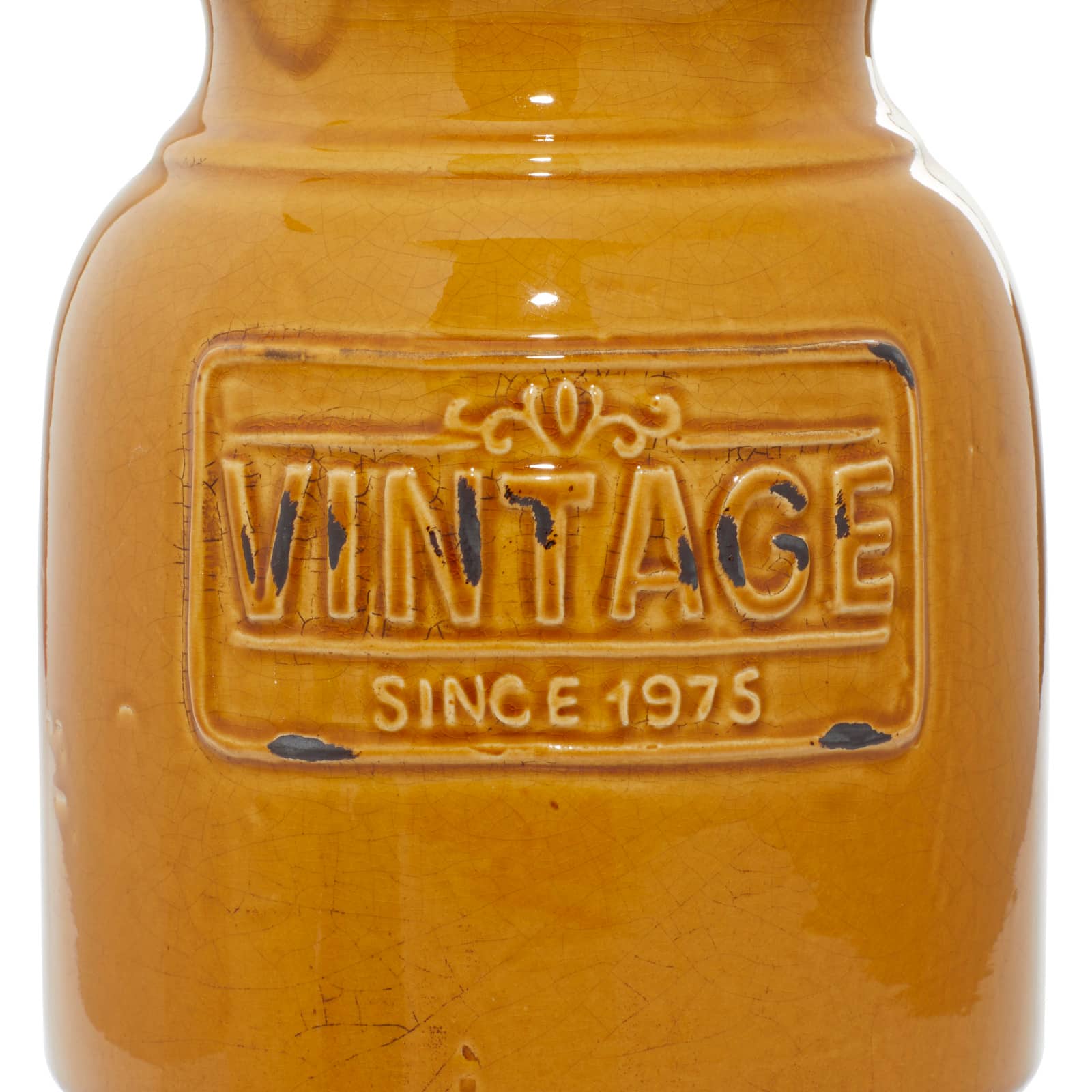 9&#x22; Terracotta Vintage Decorative Jar Set