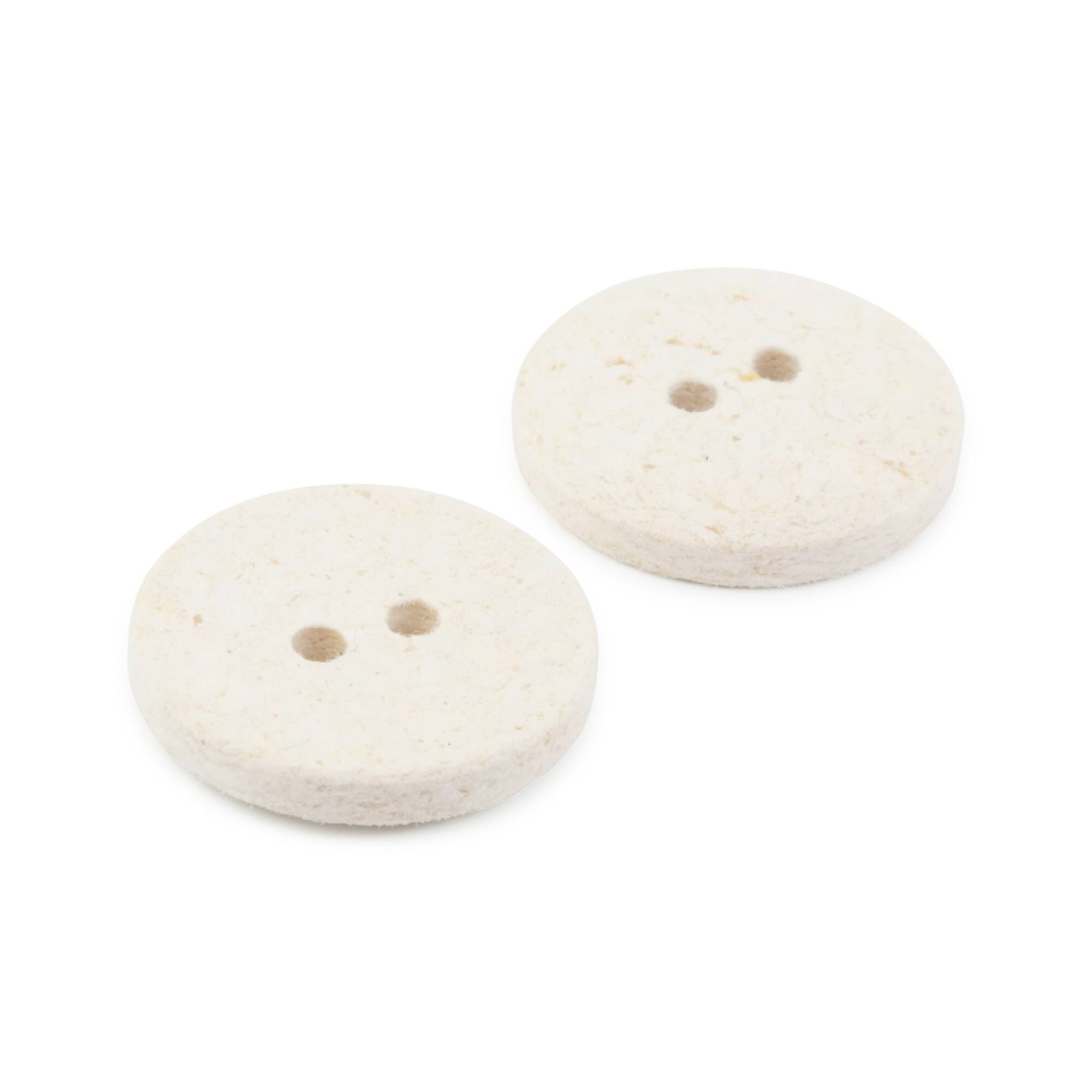 Dritz&#xAE; 18mm Recycled Cotton Round Buttons, 9ct.