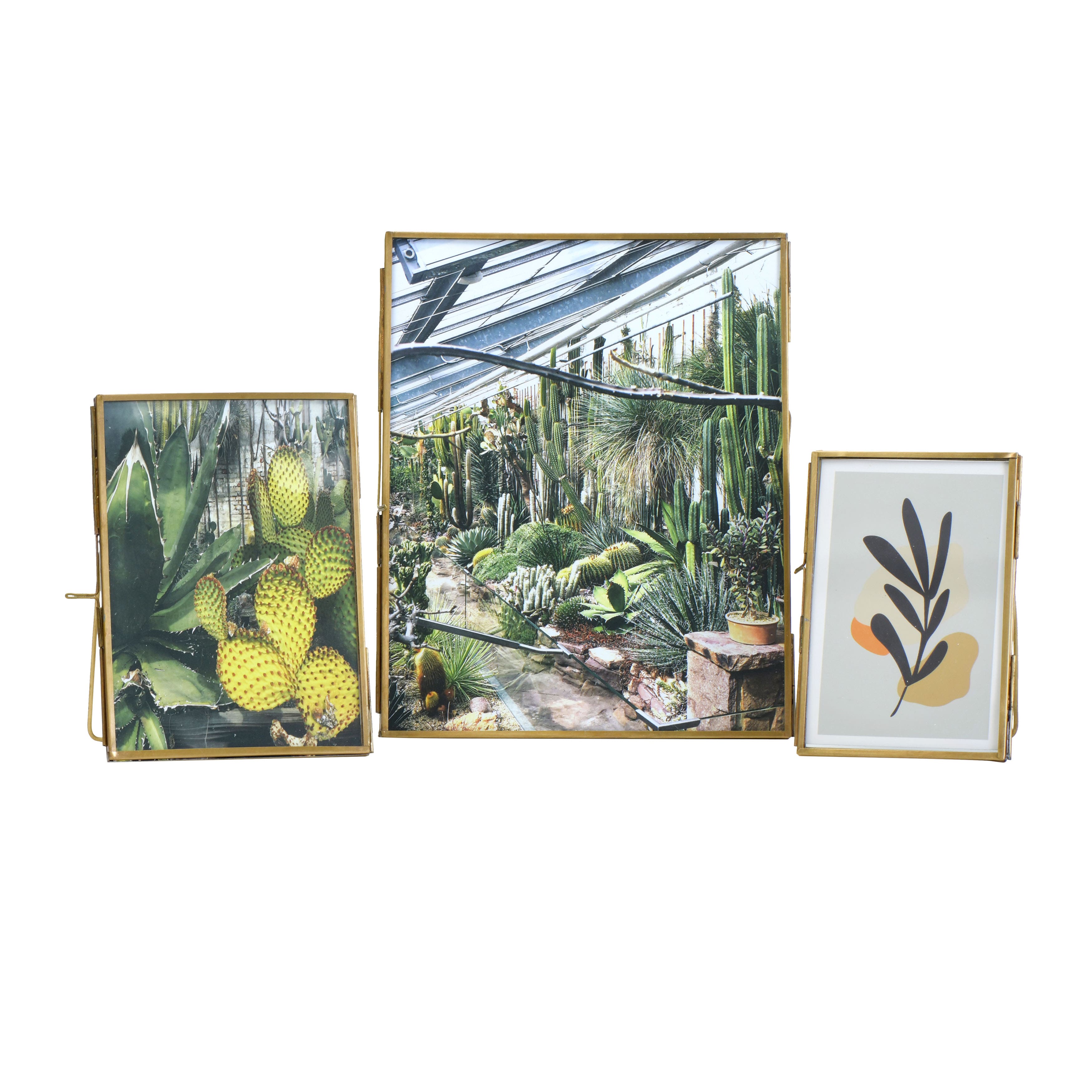 Hello Honey® 3 Pack Gold Brass Framed Photo Frame