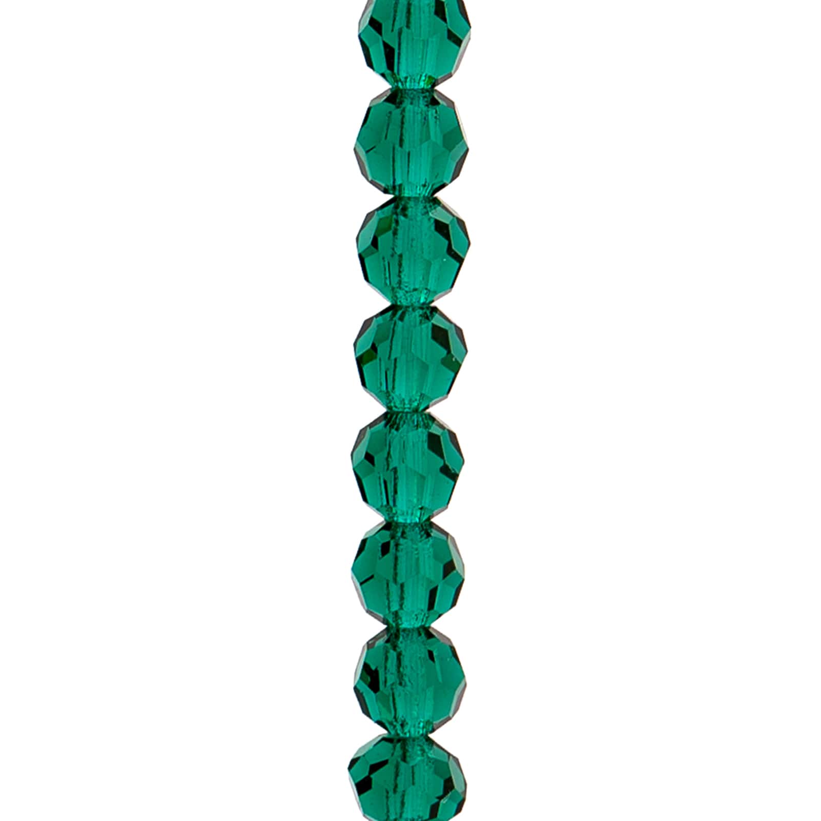 Preciosa Glass Crystal Round Beads, 4mm by Bead Landing&#x2122;