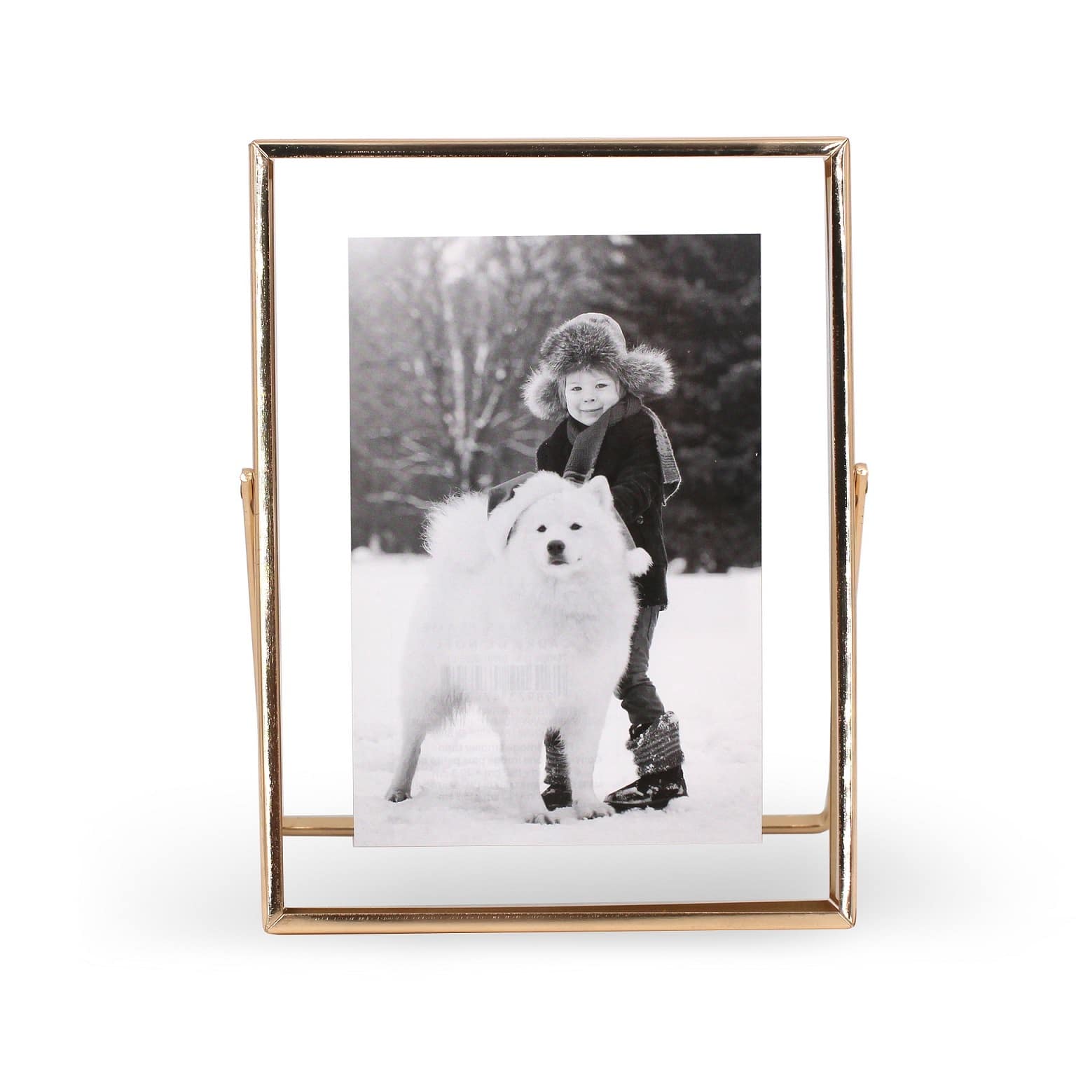 5&#x22; x 7&#x22; Metal Easel Tabletop Float Frame by Studio D&#xE9;cor&#xAE;