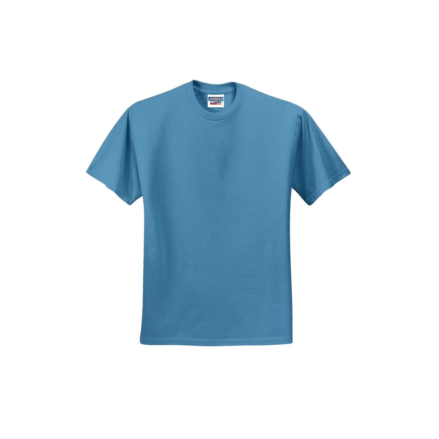 JERZEES&reg; Dri-Power&reg; Colors 50/50 Cotton/Poly T-Shirt in Columbia Blue | Large | Michaels&reg;
