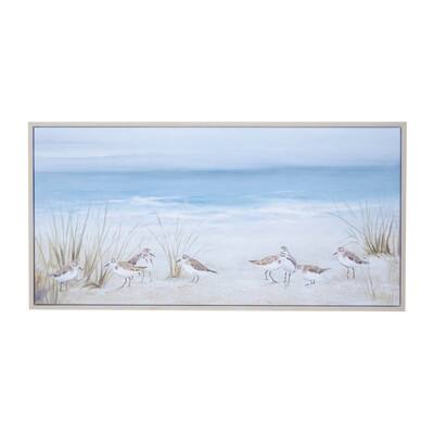 Blue Polystone Coastal Framed Wall Art, 28