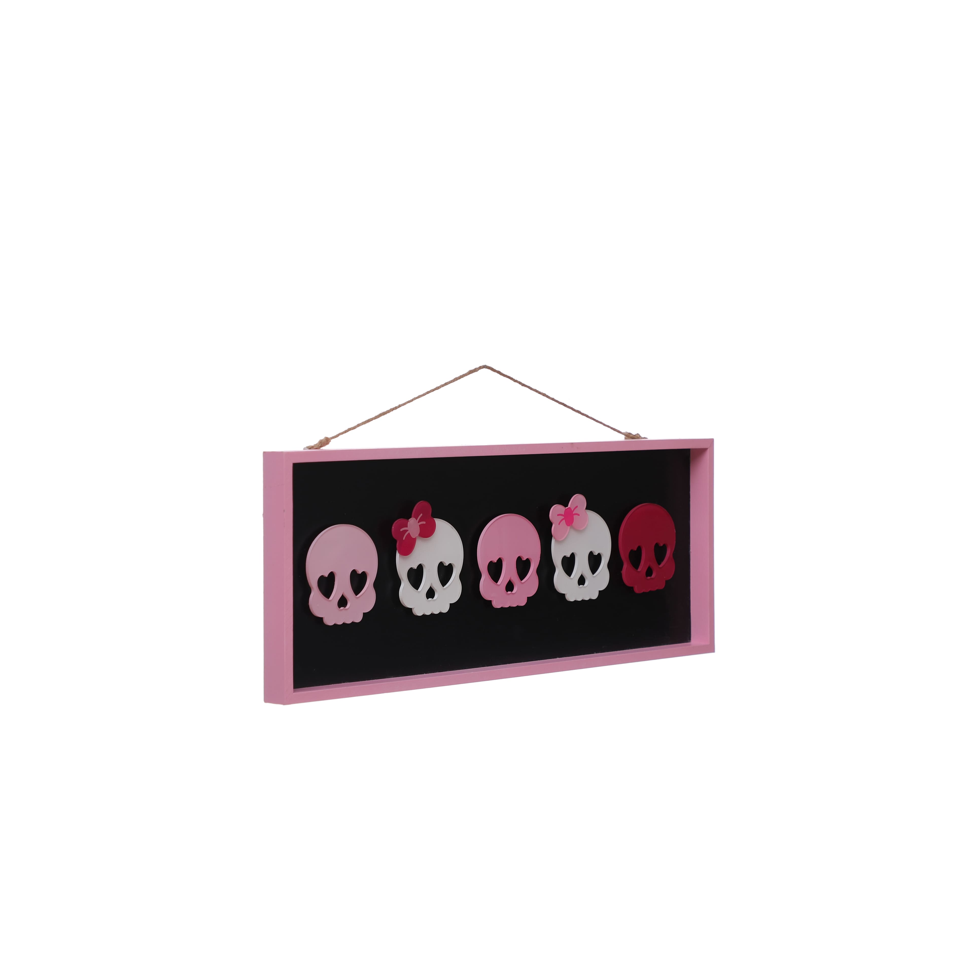 Pink &#x26; White Skulls Wall D&#xE9;cor by Ashland&#xAE;