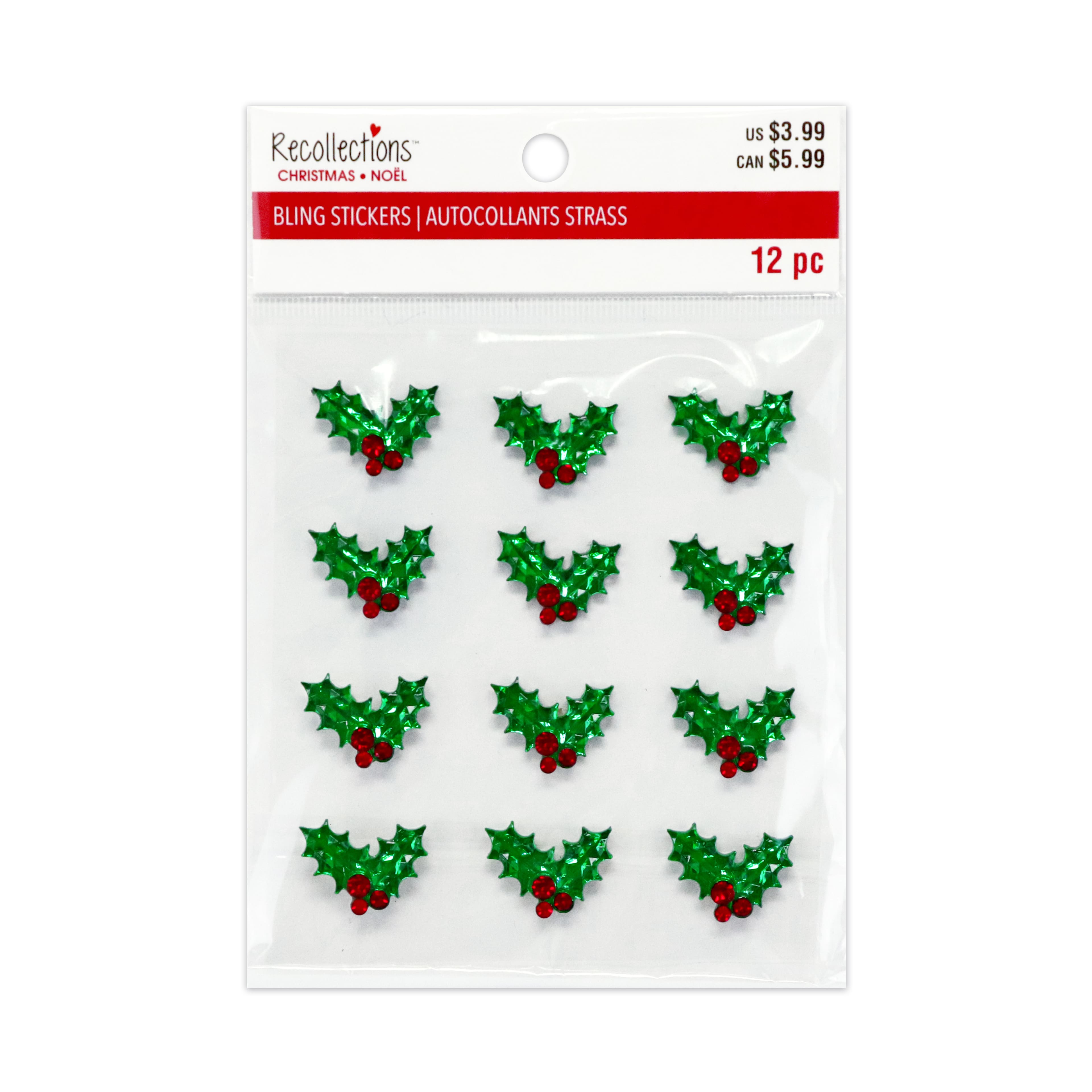 Holly Bling Stickers by Recollections&#x2122;