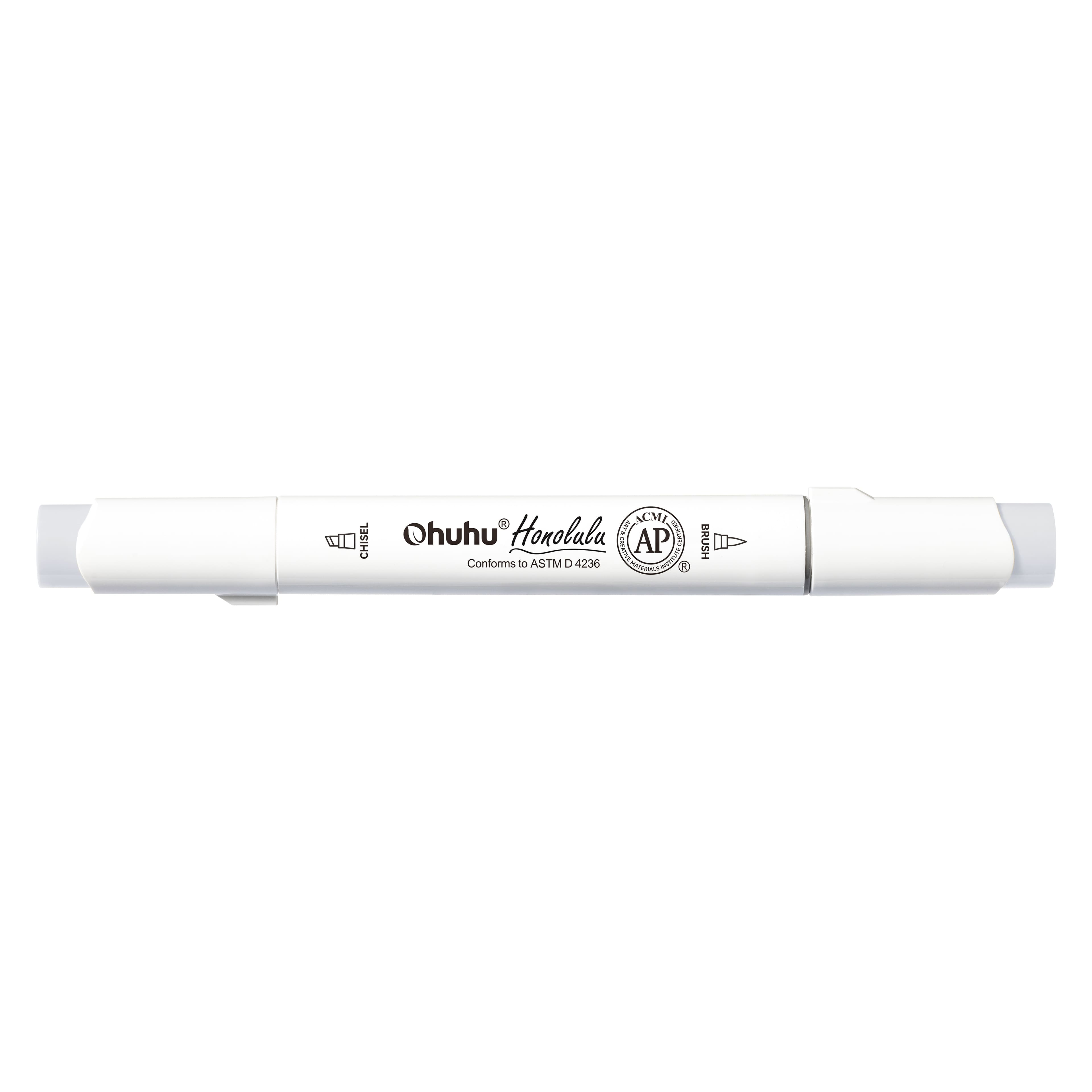 Ohuhu&#xAE; Honolulu Brush &#x26; Chisel Dual Tip Marker