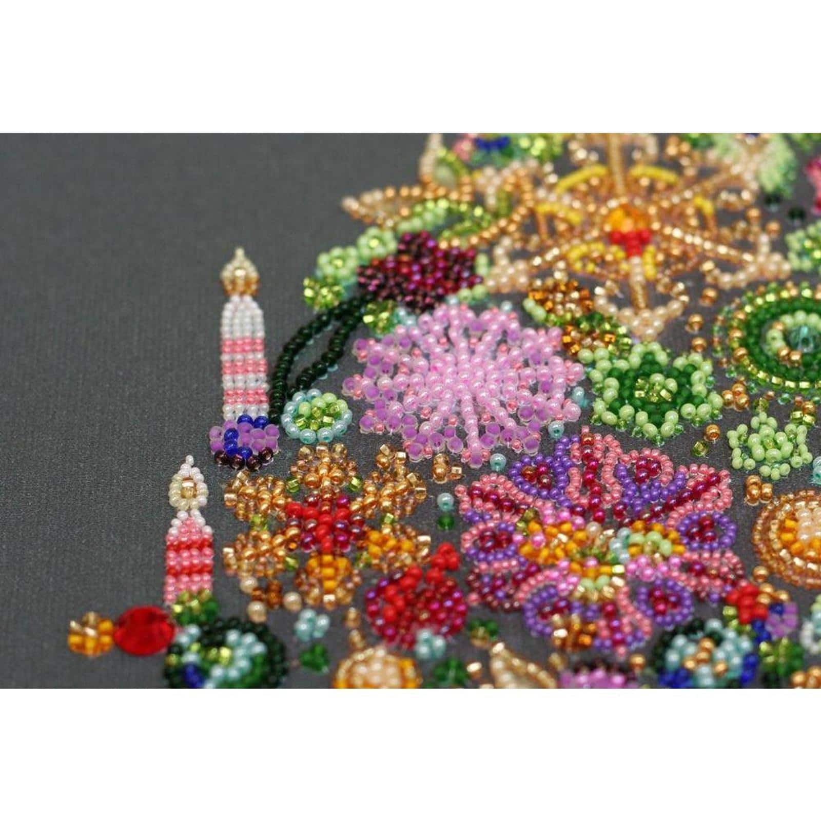 Abris Art Golden Lights Winter Tale Bead Embroidery Kit
